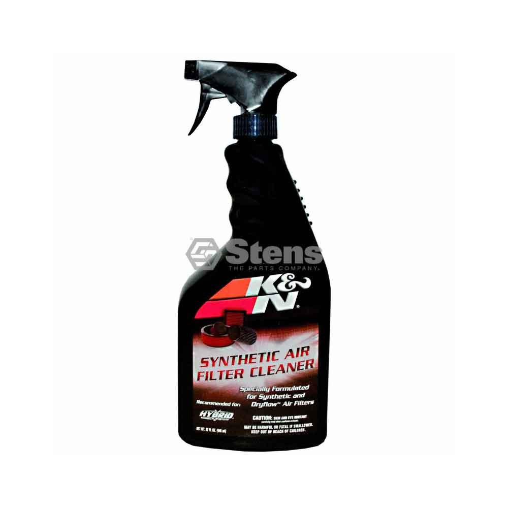 K&N Synthetic Air Filter Cleaner And Degreaser: 32 Oz Spray Bottle; Restore Engine Air Filter Performance, 99-0624