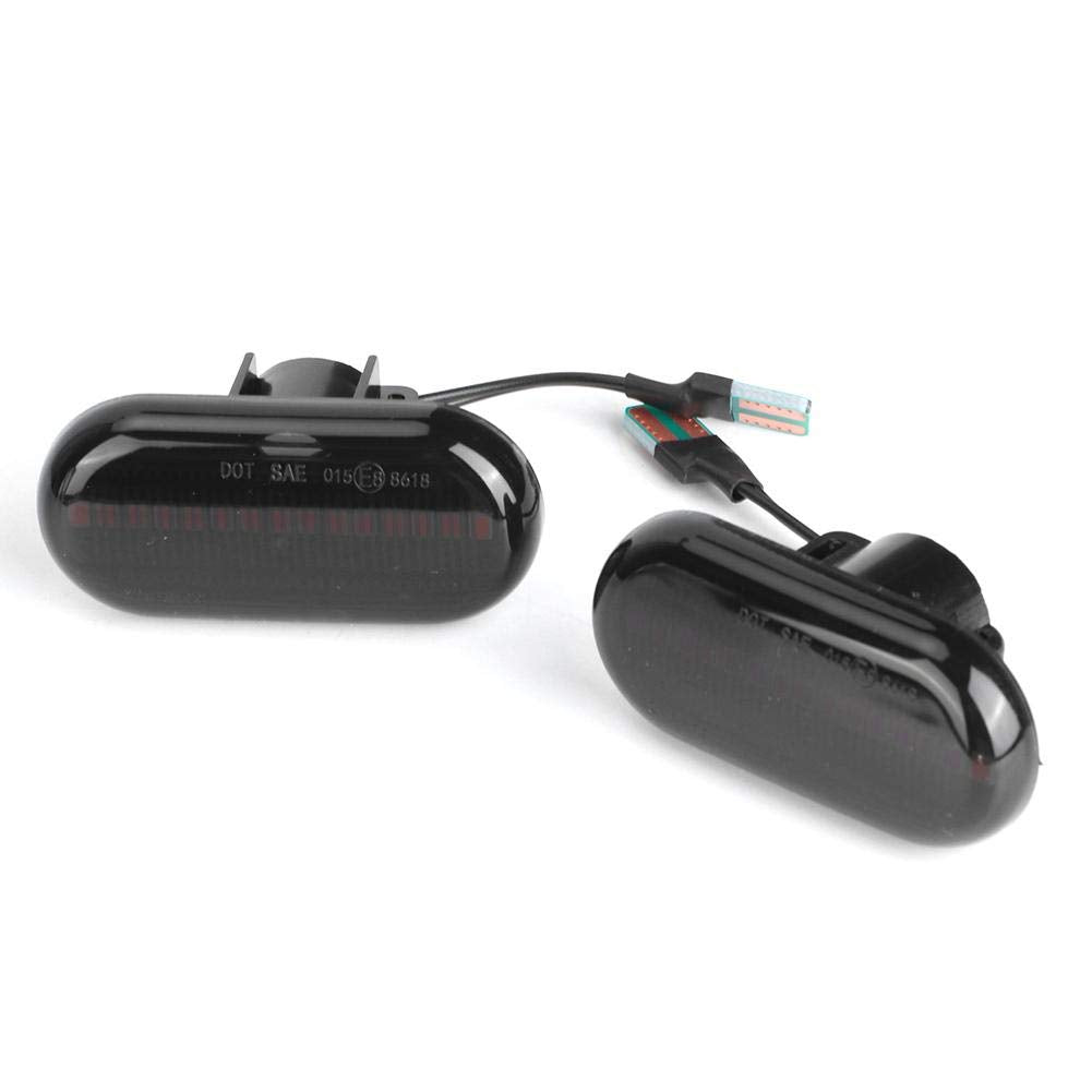 Led Blinker Turn Signal Fit For Renault Clio, Car Led Dynamic Side Marker Flowing Turn Signal Lights Lamp Side Sequential Blinker