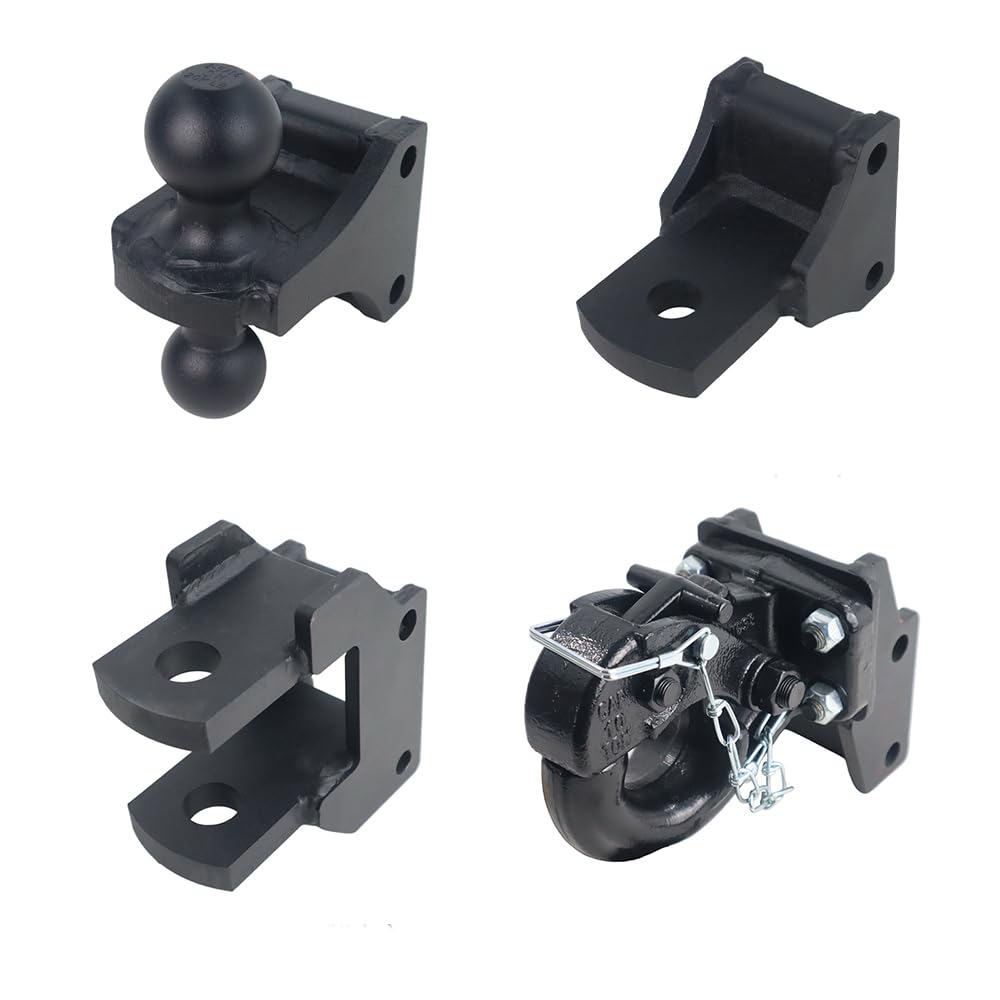 Shocker Hitch Black Combo Farm Mount Attachments Kit, Drawbar