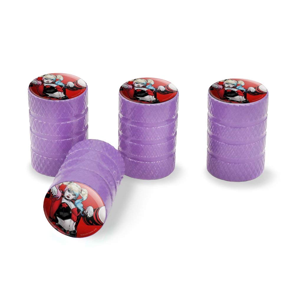 Graphics & More Harley Quinn Character Tire Rim Wheel Aluminum Valve Stem Caps