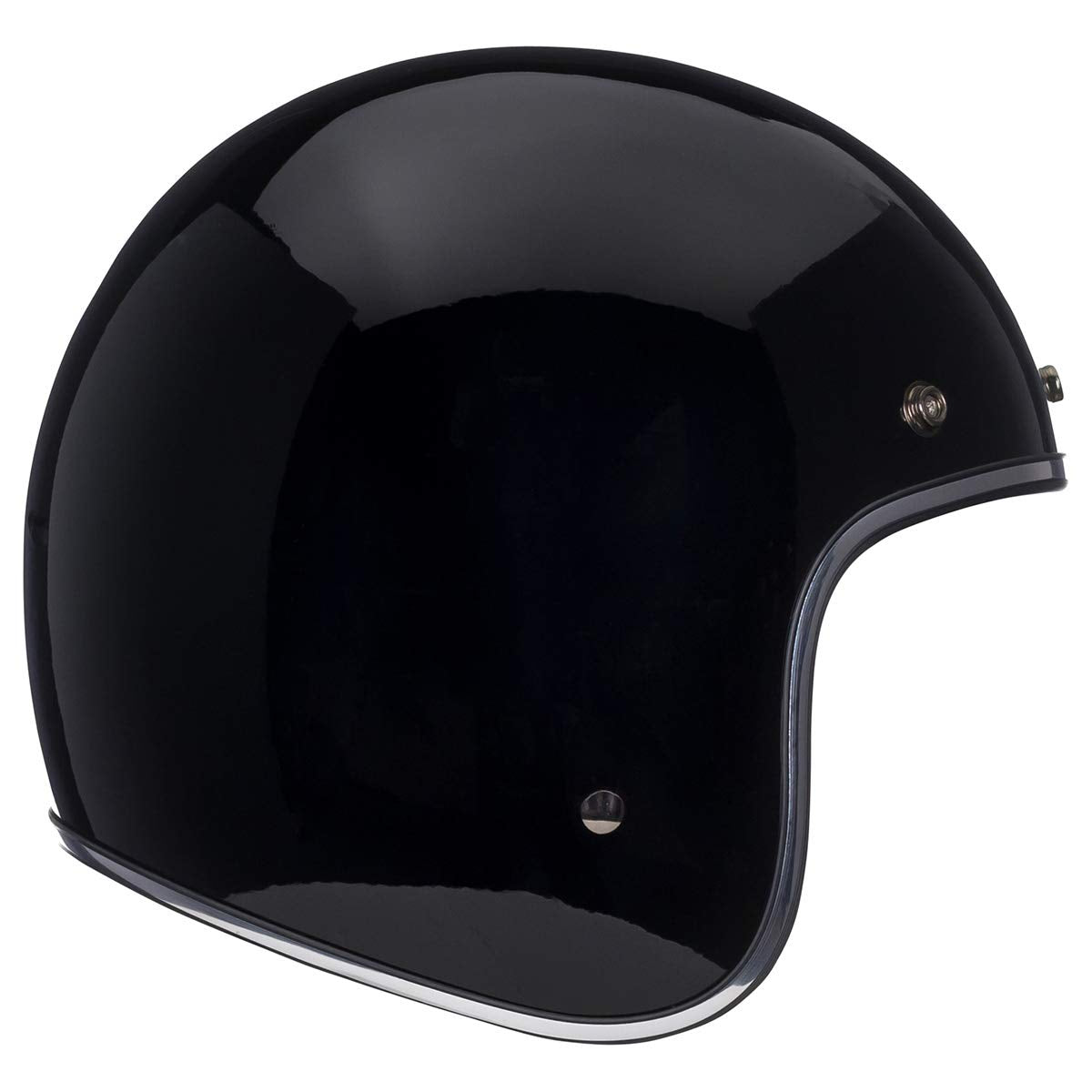 Bell Custom 500 Open-Face Motorcycle Helmet (Gloss Black - Large)