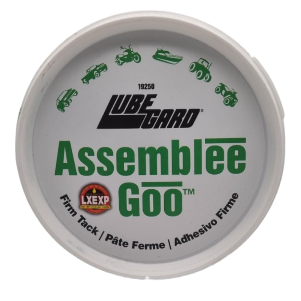 Lubegard 19250 Assemblee Goo, Green, Firm Tack Lubricant, 16 Oz.