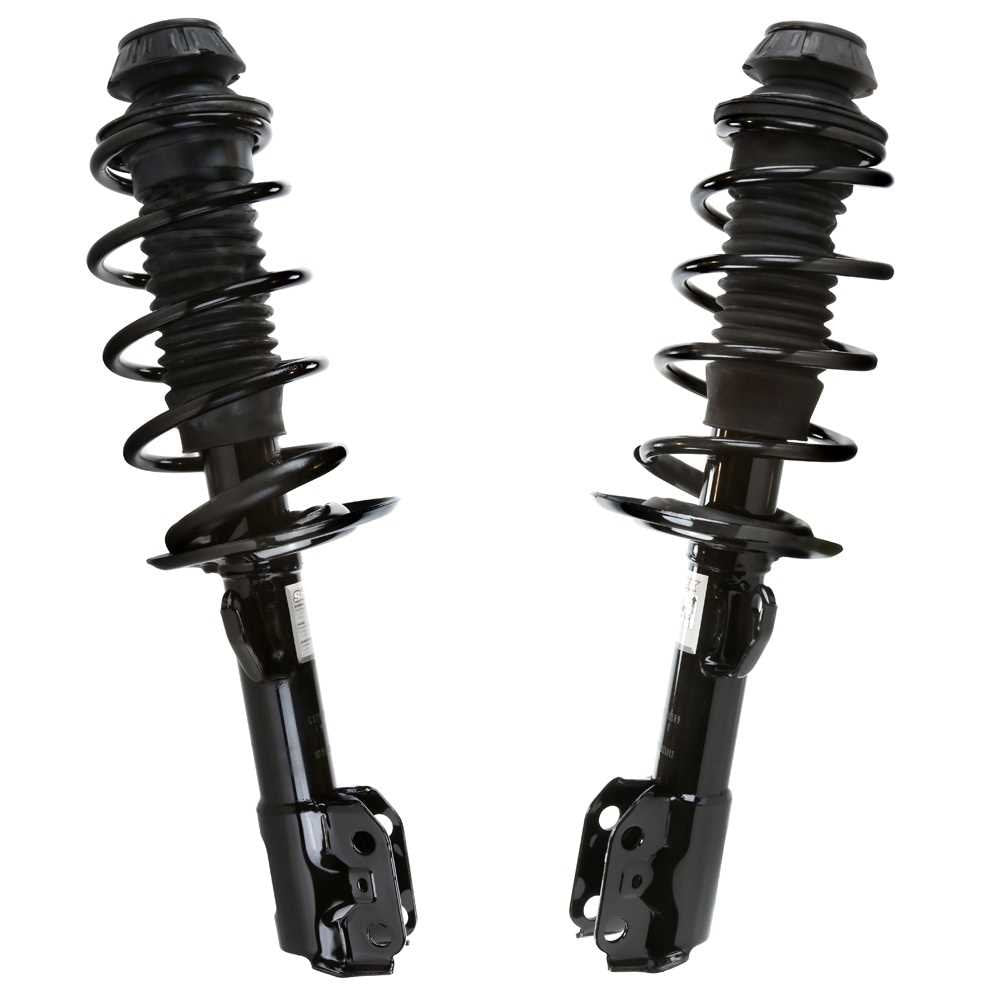 Autoshack Front Complete Struts Coil Springs Assembly Pair Of 2 Driver And Passenger Side Replacement For 2006 2007 2008 2009 2010 2011 Toyota Yaris 1.5L Fwd Cst100388Pr