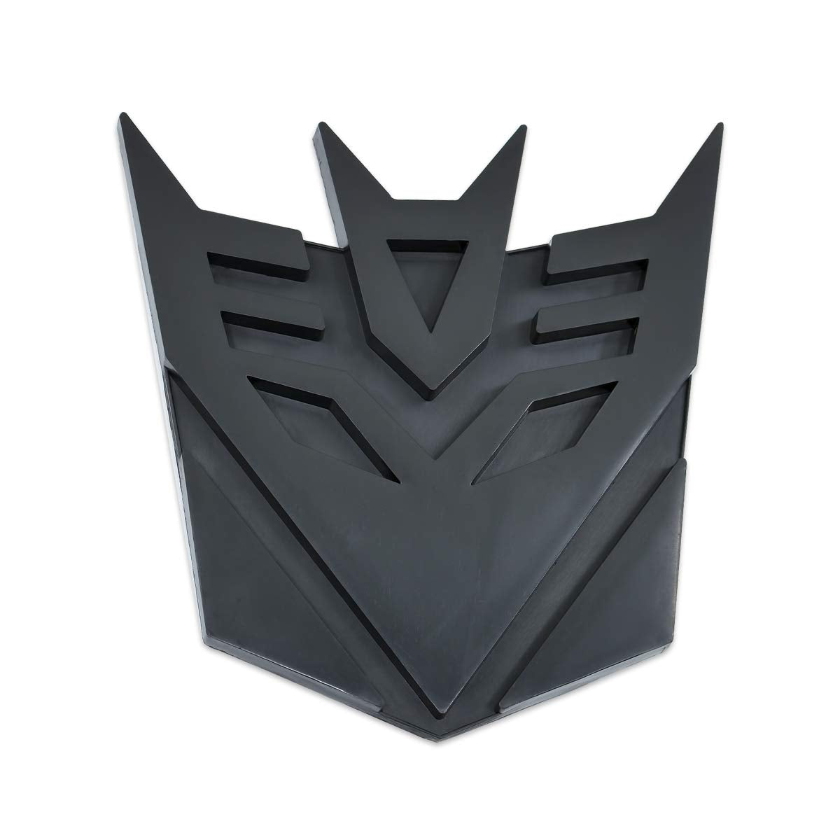 The Masonic Exchange Transforming Auto Robot Decepticon Emblem - Black ABS Plastic - 5