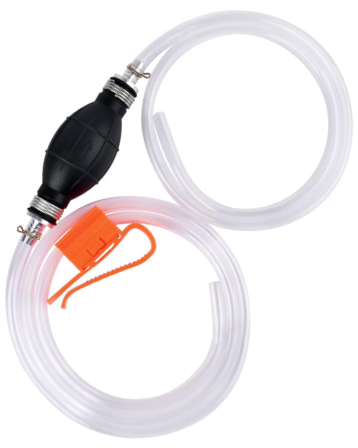 Katumo Gasoline Siphone Hose, Gas Oil Water Fuel Transfer Siphon Pump, Portable Widely Use Hand Fuel Pump, Fuel Transfer Pump With 2 Durable Pvc Hoses
