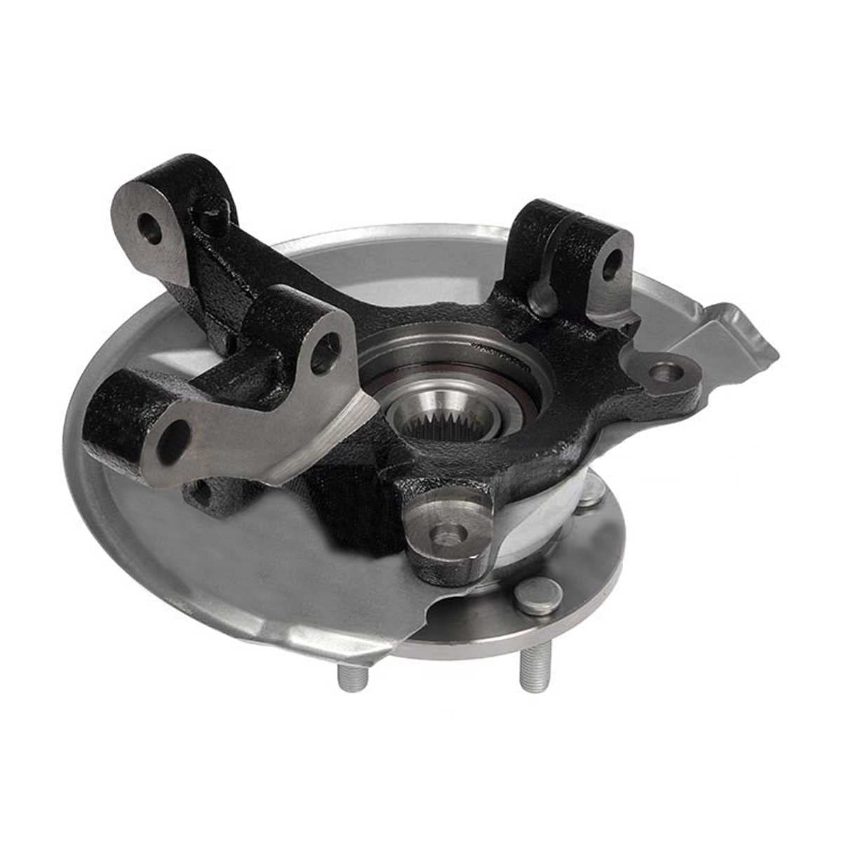 Autoshack Front Right Steering Knuckle For 2007-2017 Jeep Patriot Compass 2007-2012 Dodge Caliber 1.8L 2.0L 2.4L 4Wd Awd Fwd | Passenger Side | 5-Lug | Wheel Bearing Hub Assembly Replacement Kn798412