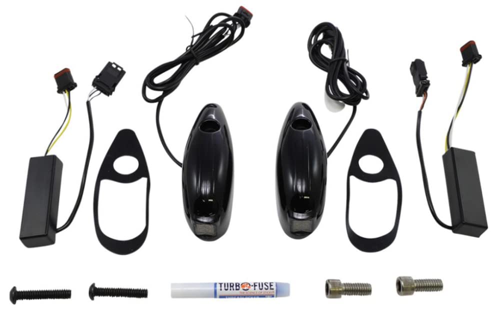 Custom Dynamics Probeam Dynamic Led Front Turn Signals For 2015+ Road Glide H-D Motorcycles - Black