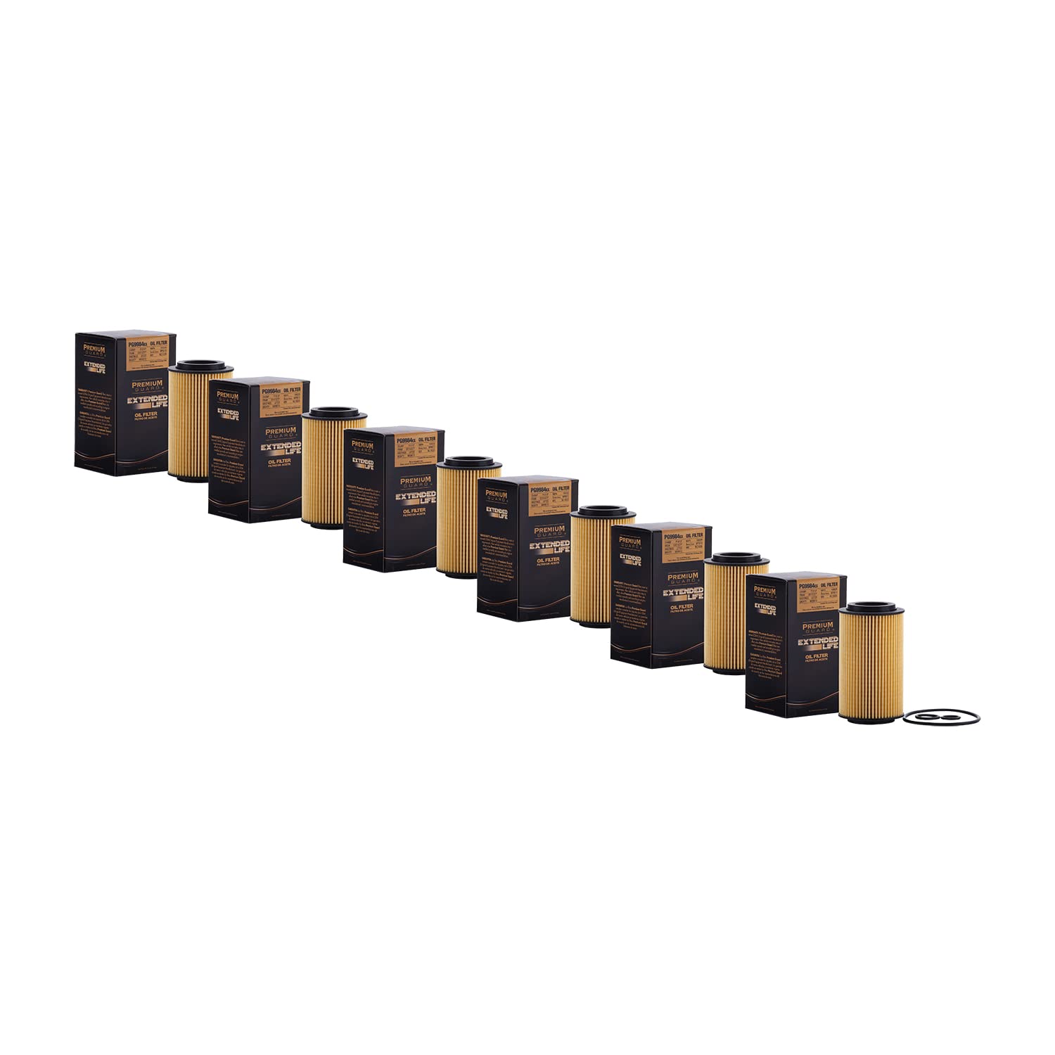 Pg9984Ex-6Pk Extended Life Oil Filter Up To 10,000 Miles | Fits 2014-17 Freightliner Sprinter 2500, 2014-17 Sprinter 3500, 2013-16 Mercedes E250, 2016 Gle300D, 2013-15 Glk250, 2015 Ml250 (Pack Of 6)