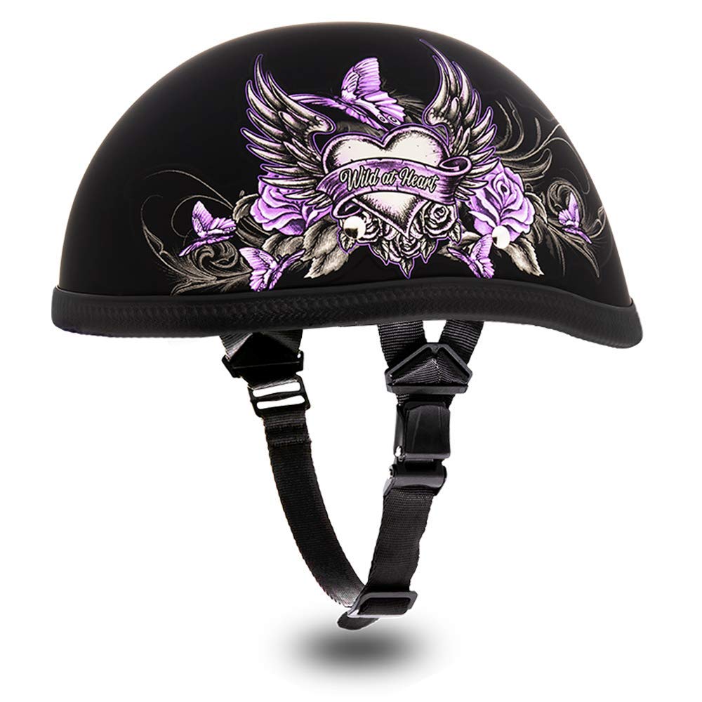 Daytona Helmets Novelty Eagle W/ Wild At Heart, Small