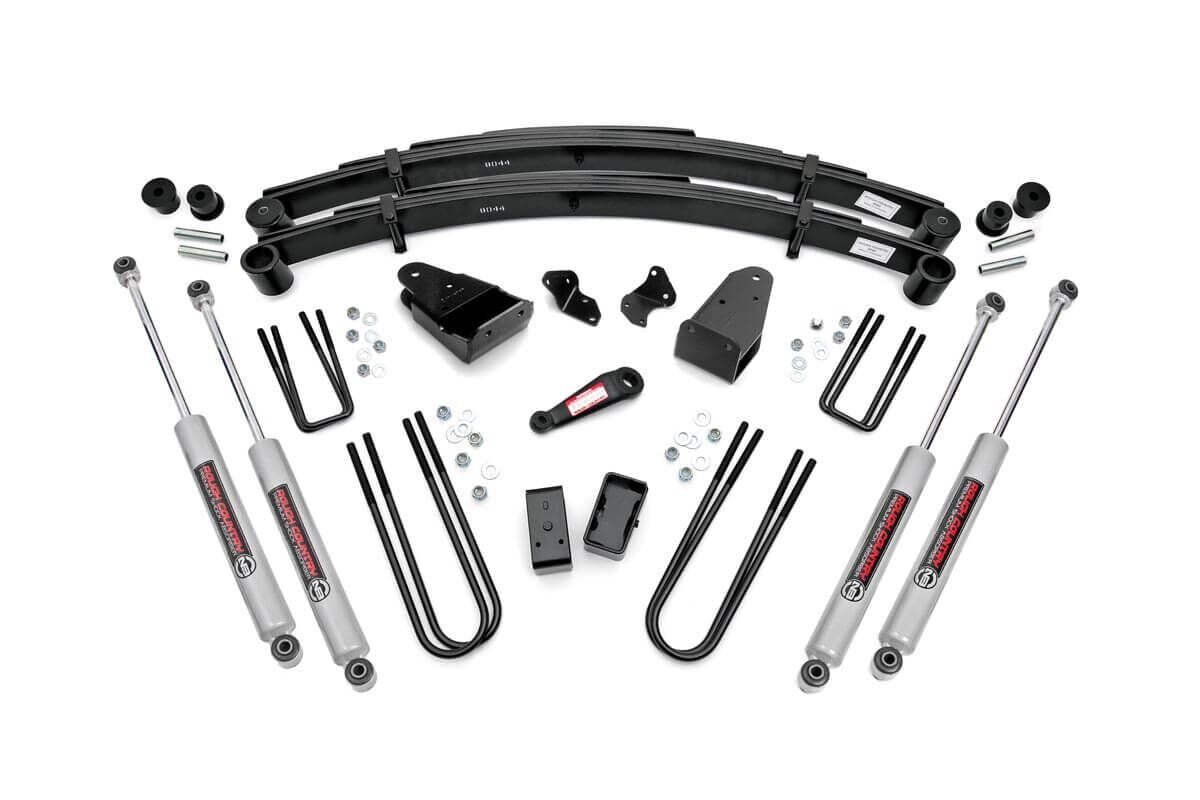 Rough Country 4' Suspension Lift Kit For 1987-1997 Ford F-250 4Wd - 490-87Up30