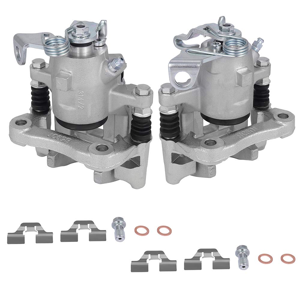 Scitoo Rear Left+Right Brake Calipers With Bracket 19B2575 19B2574 Compatible For Audi Tt Quattro 2000-2006 For Volkswagen For Jetta 2000-2005 For Volkswagen For Jetta City 2007-2009
