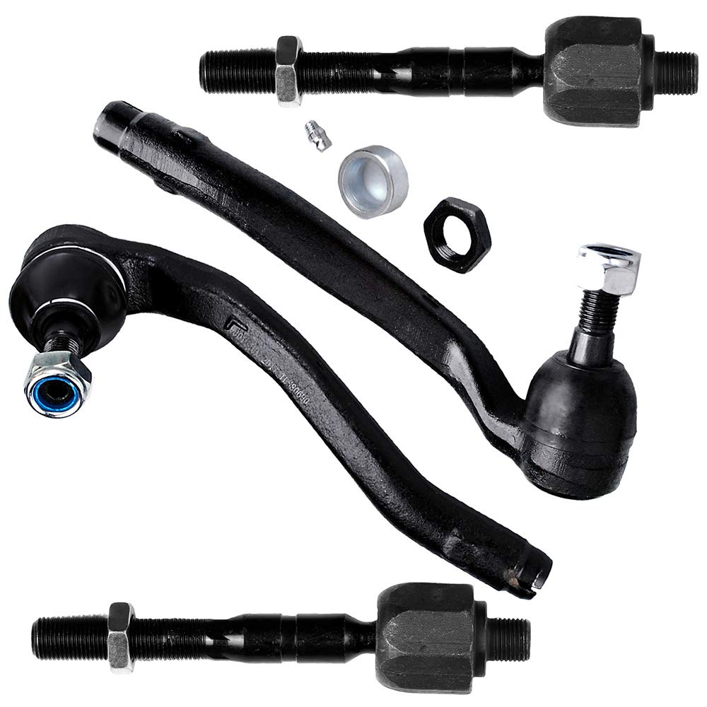 Scitoo 4Pcs Front Suspension Kit Inner Outer Tie Rod End Fit 1998-2003 For Mercedes-Benz Ml320 2003-2005 Ml350 1999-2001 Ml430