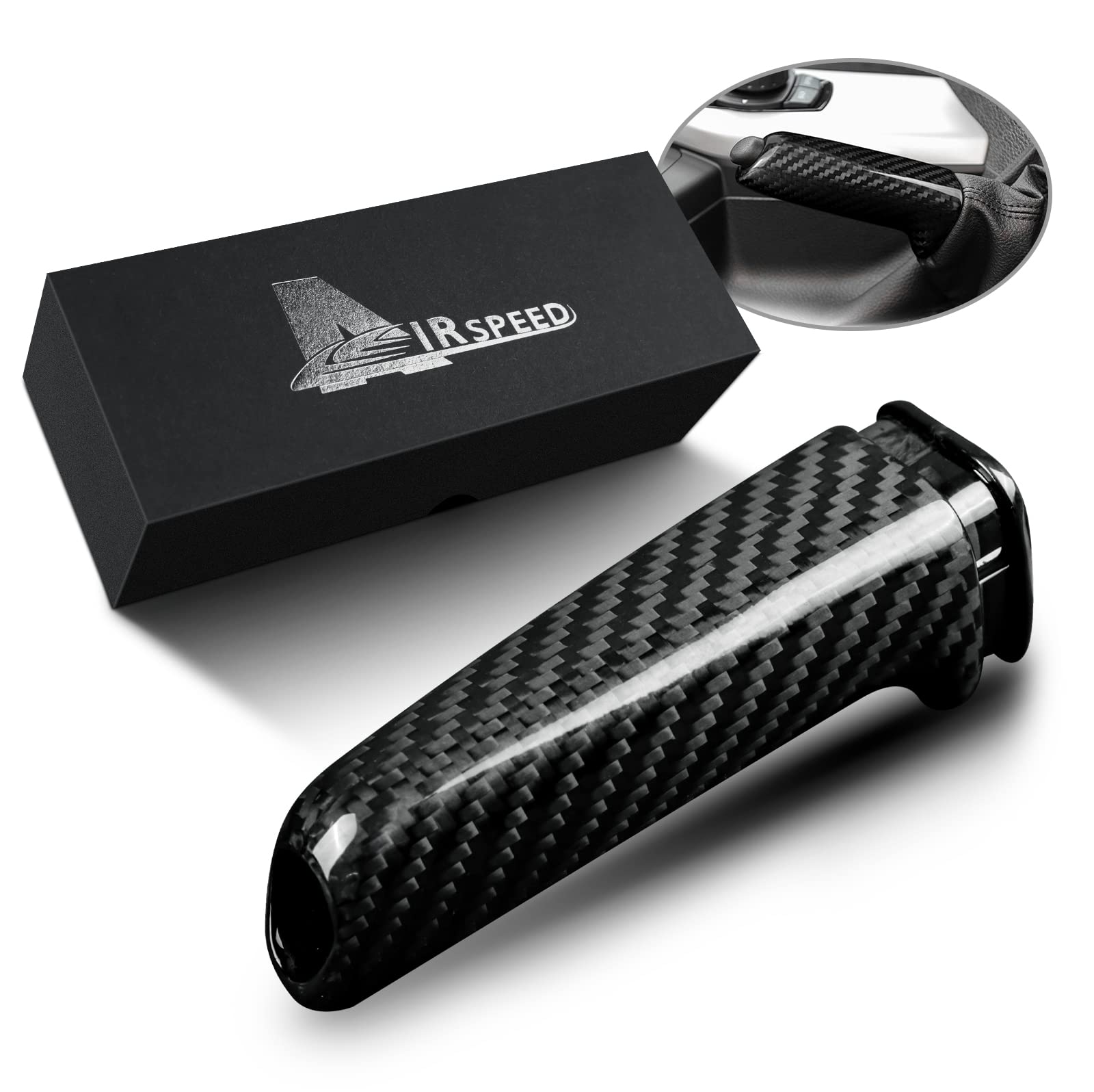 Airspeed Carbon Fiber Car Handbrake Cover Grip Handle Lever For Bmw 1 2 3 4 Series F30 F10 F20 F21 F34 Gt F32 F33 M3 M4 F80 F82 Accessories, Not For E Series