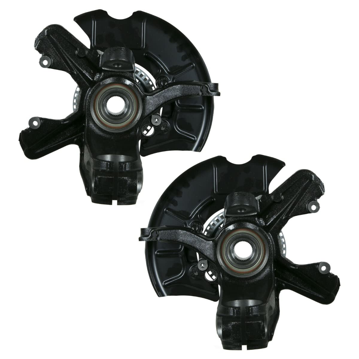 Autoshack Front Steering Knuckles & Wheel Bearing Hub Assembly 5 Lugs With Abs Pair 2 Driver And Passenger Side Replacement For 1998-2010 Vw Beetle 1999-2006 2010 Golf 1995-2005 Jetta Kn100009Pr