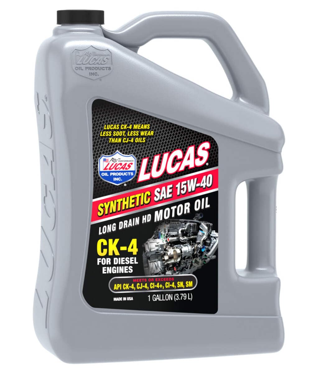 Lucas Oil Synthetic Sae 15W-40 Ck-4 Truck Oil/4X1/Gallon