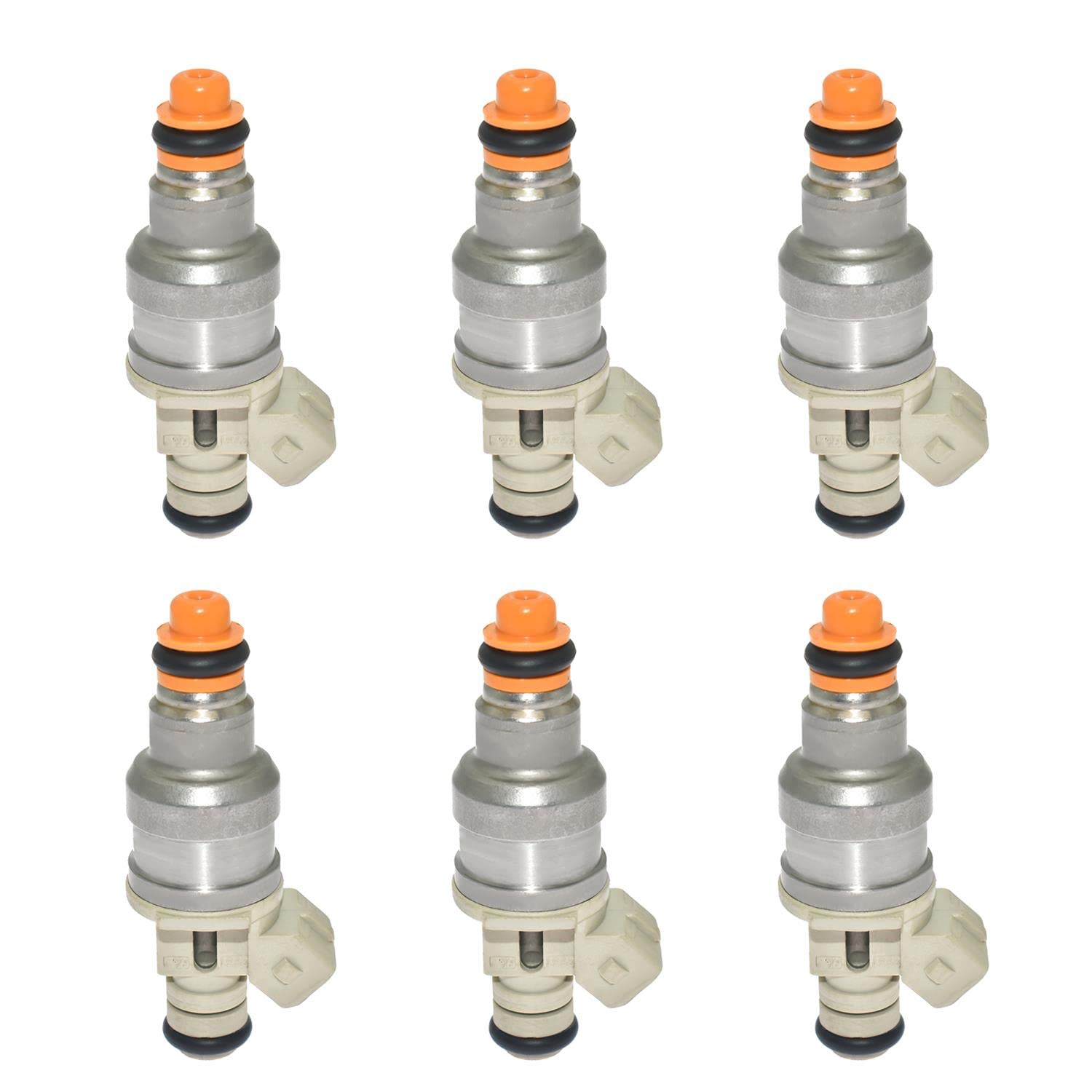 Yuxyiony 6Pcs Fuel Injectors F47E-A2E F47E-A2F For Ford Aerostar Ranger Taurus Windstar Mazda B3000 Mercury Sable 3.0L V6