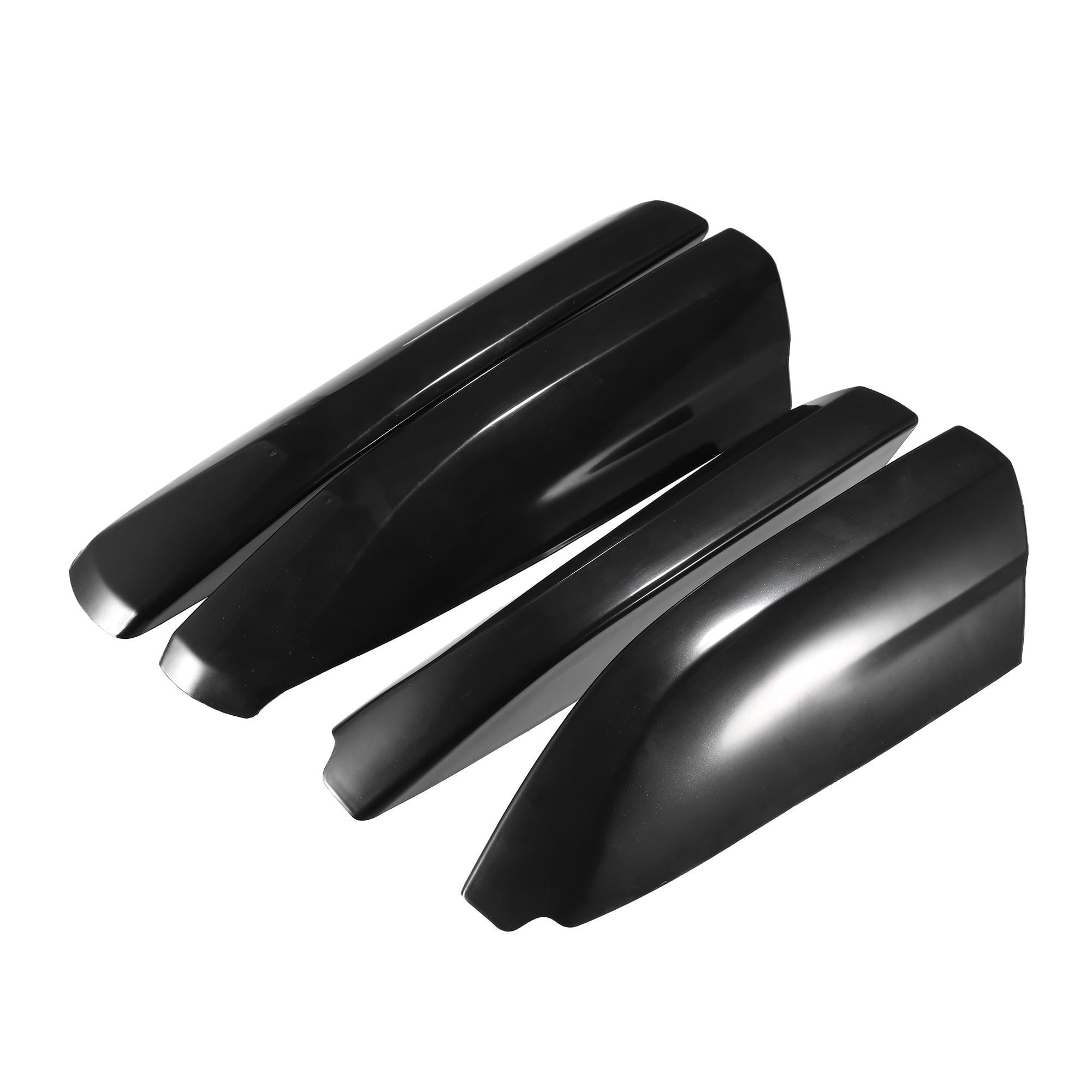 Hihaha Upper/Roof Rack Rails End Cap Protection Cover Shell For Toyota Highlander 2008-2013 / Rails End Covers Shell Cap / 4 Pcs/Black
