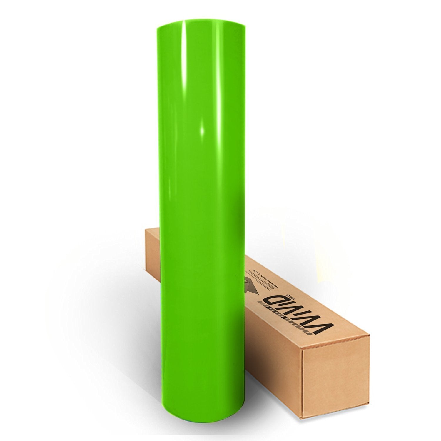 Vvivid Lime Green Gloss 60 Inches X 1 Foot Car Wrap Vinyl Roll With Air Release 3Mil-Vvivid8