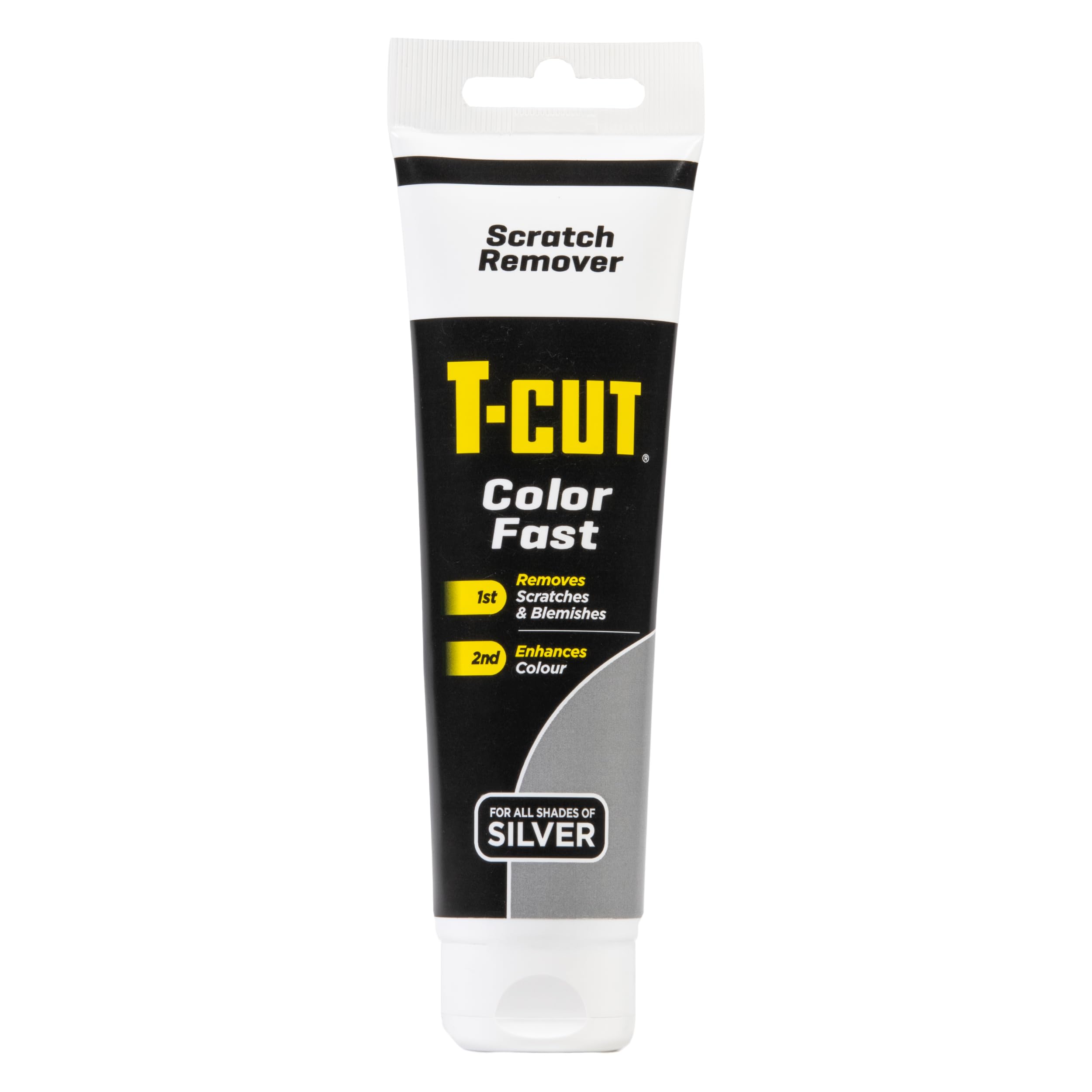 T-Cut Color Fast Silver Car Wax Polish Scratch Remover Color Enhancer, 5.3 Oz