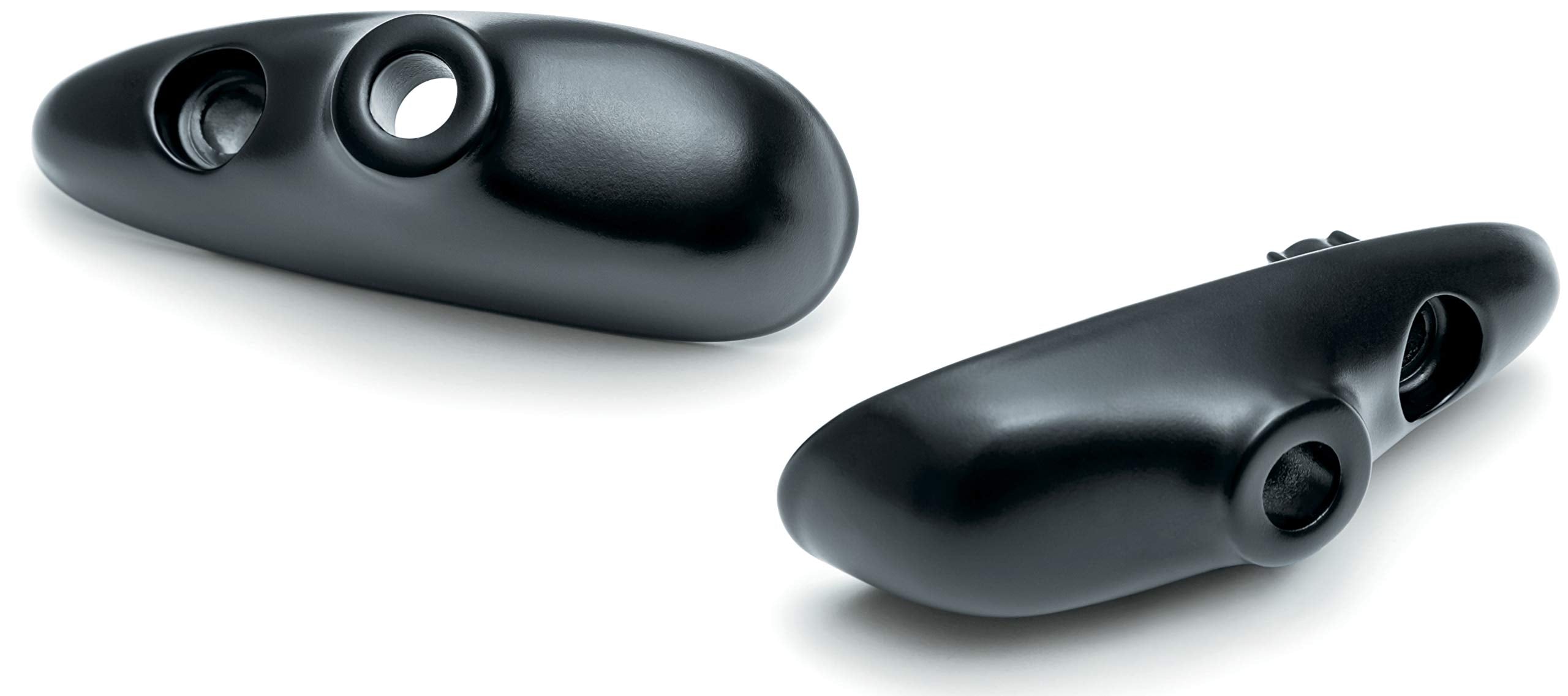 Kuryakyn 2849 Motorcycle Lighting Accessory: Kellermann Front Turn Signal Mounting Brackets For Harley-Davidson Road Glide 2015-20, Satin Black, 1 Pair