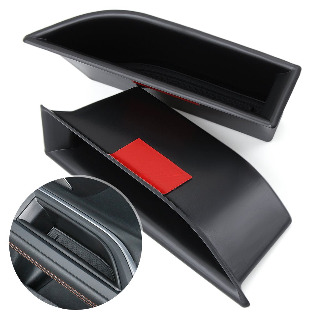Front Row Door Side Storage Box Handle Armrest Phone Container For Peugeot 3008 Gt 5008 2016 2017 2018