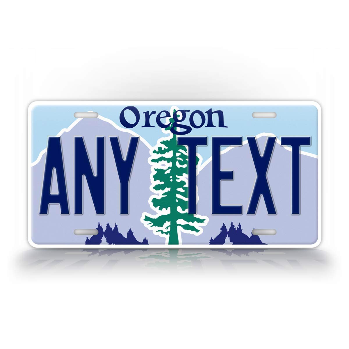 Signsandtagsonline Personalized Oregon State License Plate Any Text Custom Or Auto Tag