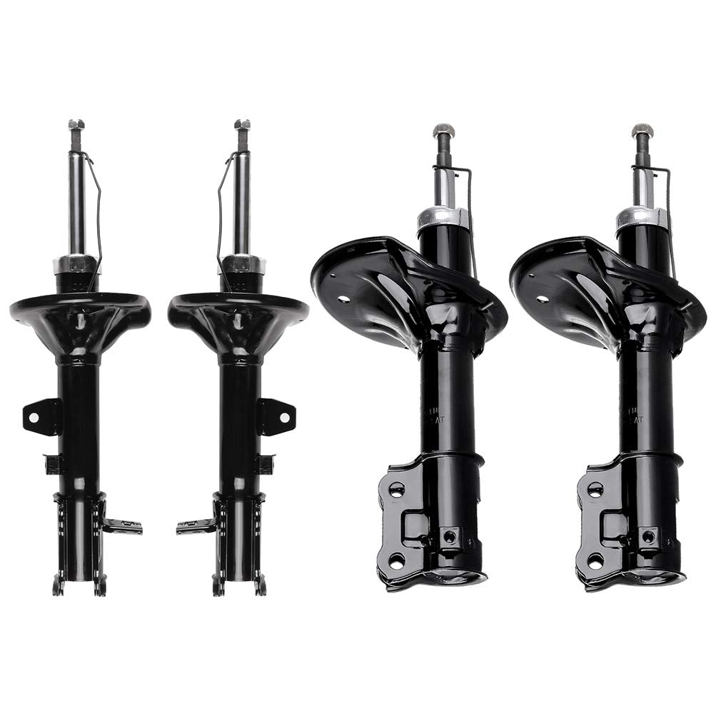 For Hyundai Shocks (4Pcs) Lsailon Front Rear Shocks Absorbers Fits 1996-2000 For Hyundai Elantra,1997-2001 For Hyundai Tiburon Shocks Struts Kits With 333207 333208 333206 333205