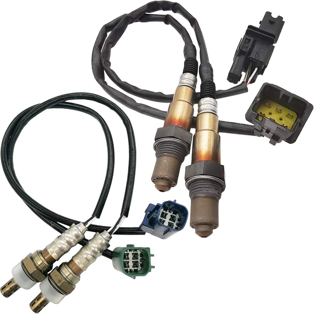 Automotive-Leader 4Pcs 234-5060 234-4301 234-4273 Upstream Air Fuel Ratio & Downstream Oxygen Sensor Compatible 2004-2006 For Nissan Altima 3.5L, 2007-2009 For Nissan Quest 3.5L 24320 15525 15937