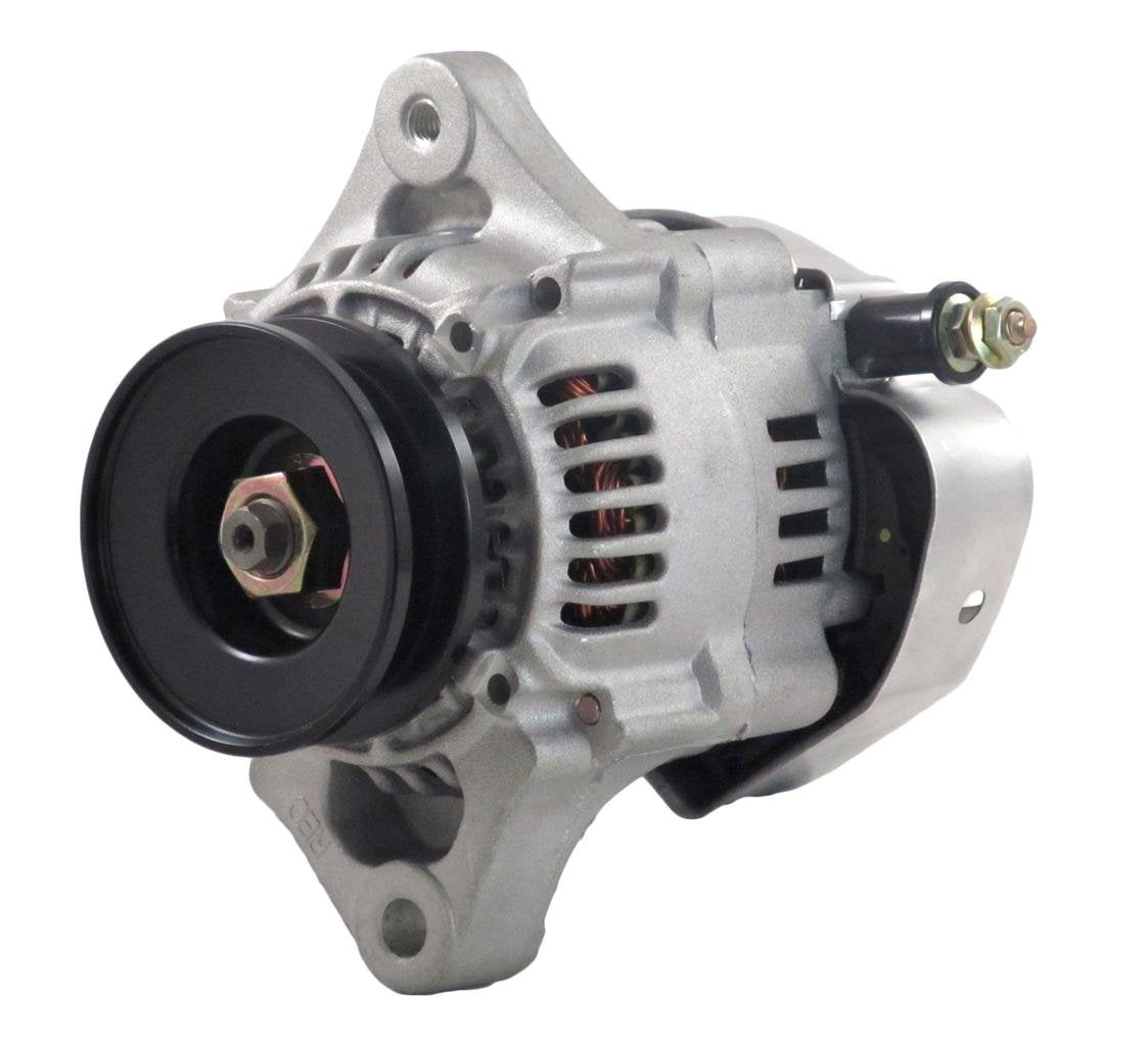 Rareelectrical New 16 Volt 60 Amp 1-Wire Mini Race Alternator Compatible With Hi Amp 8176 8166 2230 2231 2232 Type