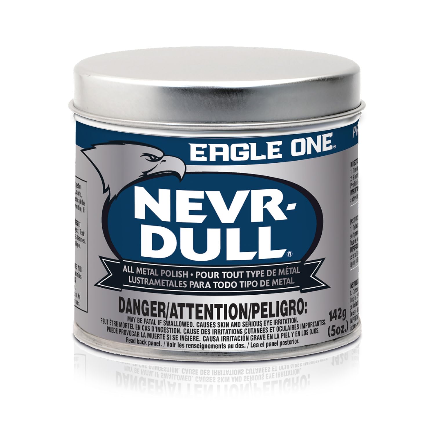 Eagle One Car Polish, Nevr-Dull Wadding Metal Polish, 5 Oz
