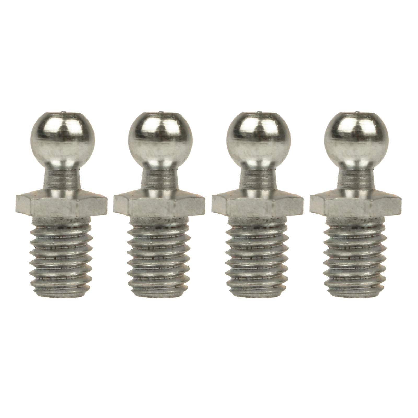 Lift Supports Depot Qty (4) Ball Studs 8Mm Ball M8 X 1.25 Zinc Thread Automotive Marine Industrial Shocks Struts