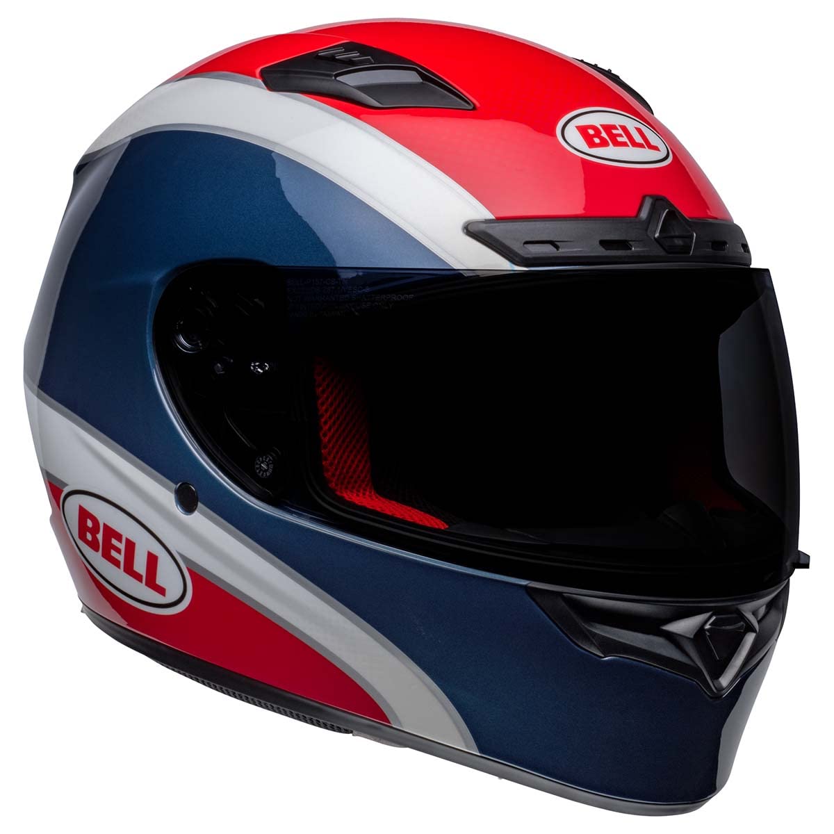 Bell Qualifier Dlx Mips Street Helmet (Classic Gloss Navy/Red - X-Large)