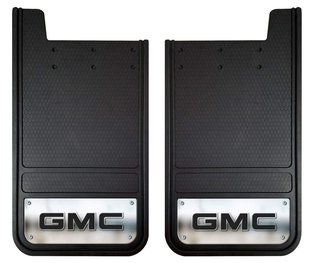 Plasticolor Gmc Heavy Duty Rear 12 X 23 Mud Guards, 12' X 23' Rear Mud Guards (001842R01)
