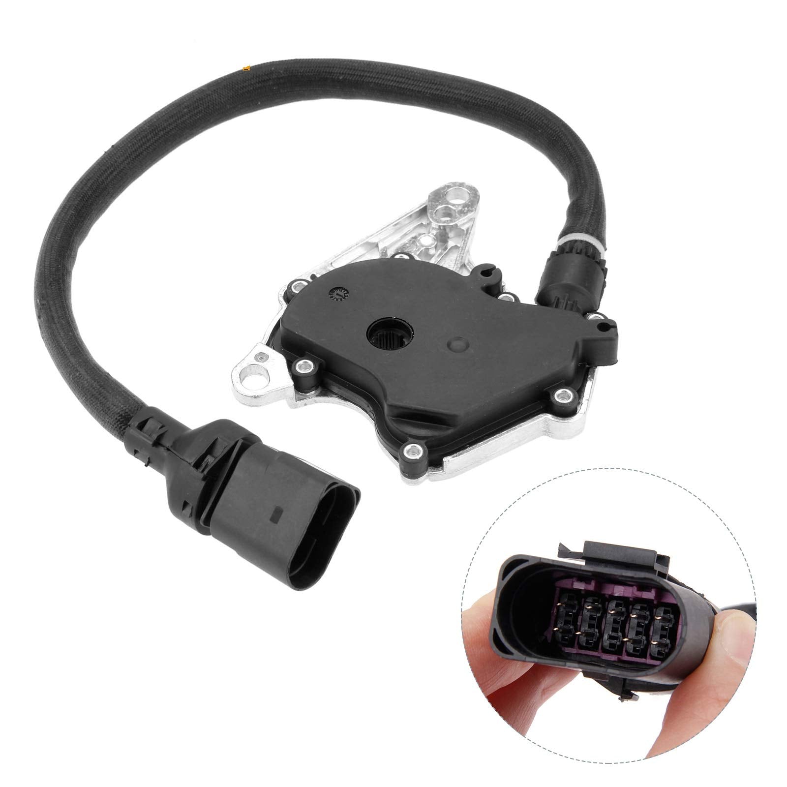 Surieen Transmission Range Sensor Multi-Function Neutral Safety Switch 9 Pins Replacement For Audi Vw Passat A4 A6 A8 Replaces 01V919821B