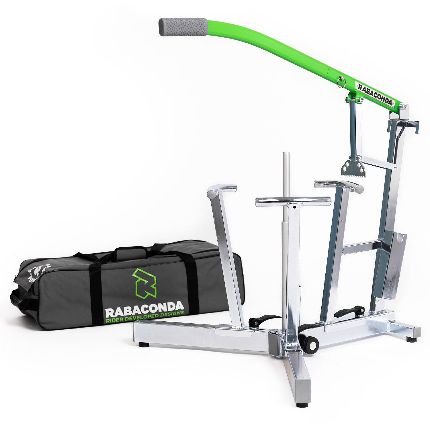 Rabaconda Dirt Bike & Dual Sport Tire Changer - Fastest Tire Bead Breaker Among Motorcycle Tire Changing Tools. Model 3Mmc – For Dirt And Dual Sport Bikes. Not Suitable For Street Bikes