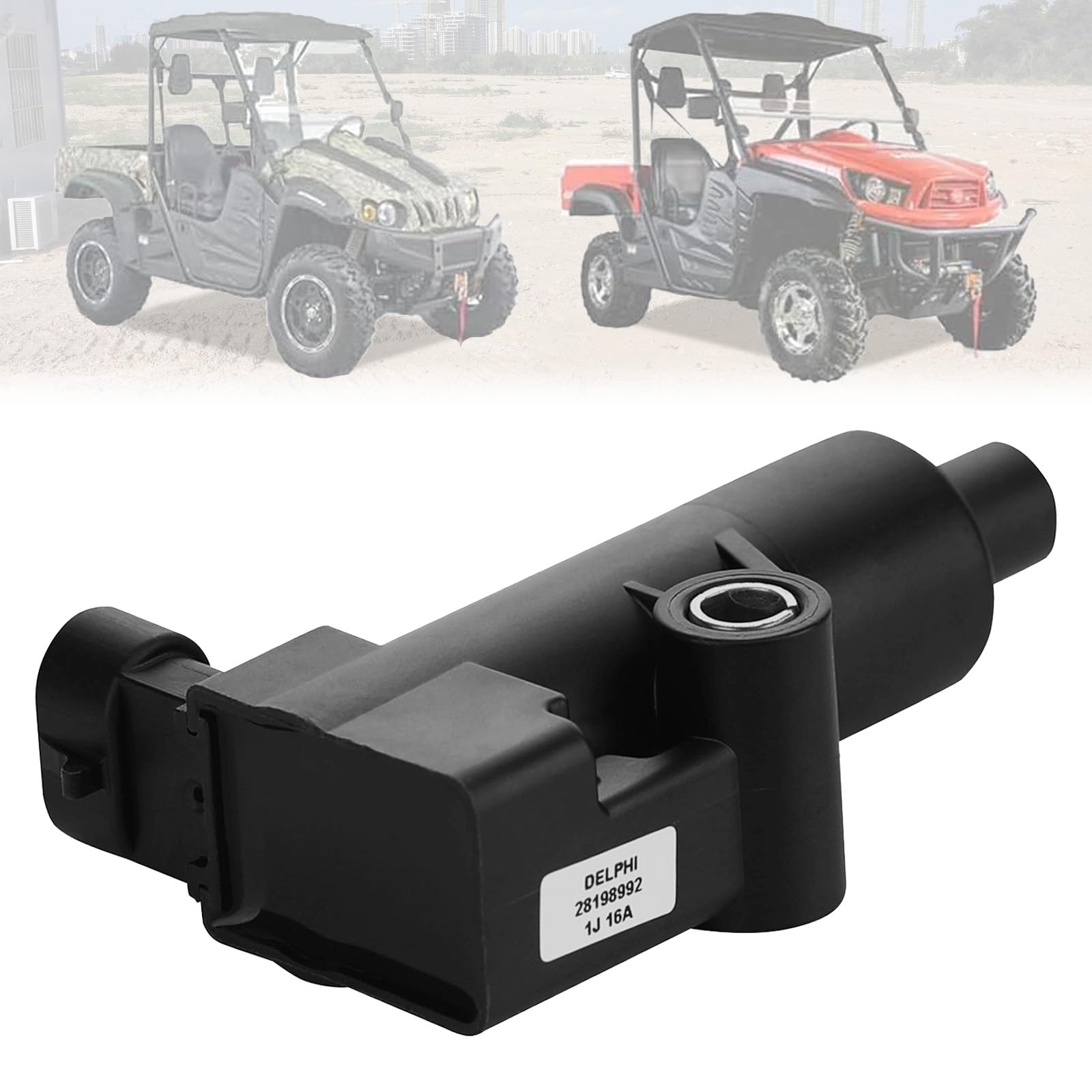 Chikia Hisun 500 Ignition Coil Compatible With Efi Hisun Utv 500 700 250 400 450 550 750 800 1000,Massimo,Axis,Colemanbennche,Cubcadet,28198992