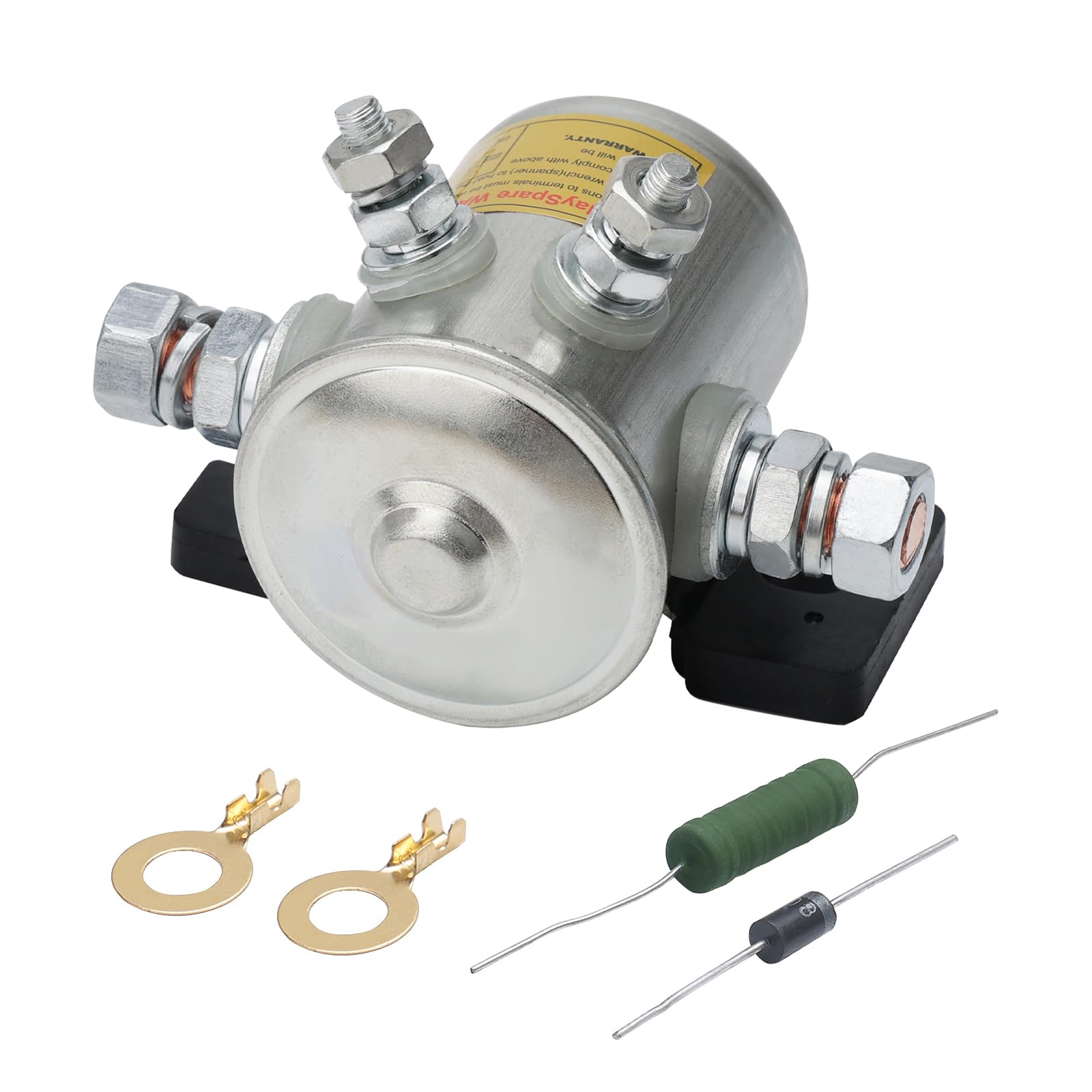 Mayspare 36 Volt Ezgo Solenoid,Continuous Duty Solenoid Relay #70 Series For Ezgo Electric Golf Cart With Upgrade Mount Bracket,Oem # 27855G01 11761G1 27855G02 31680G1 3016