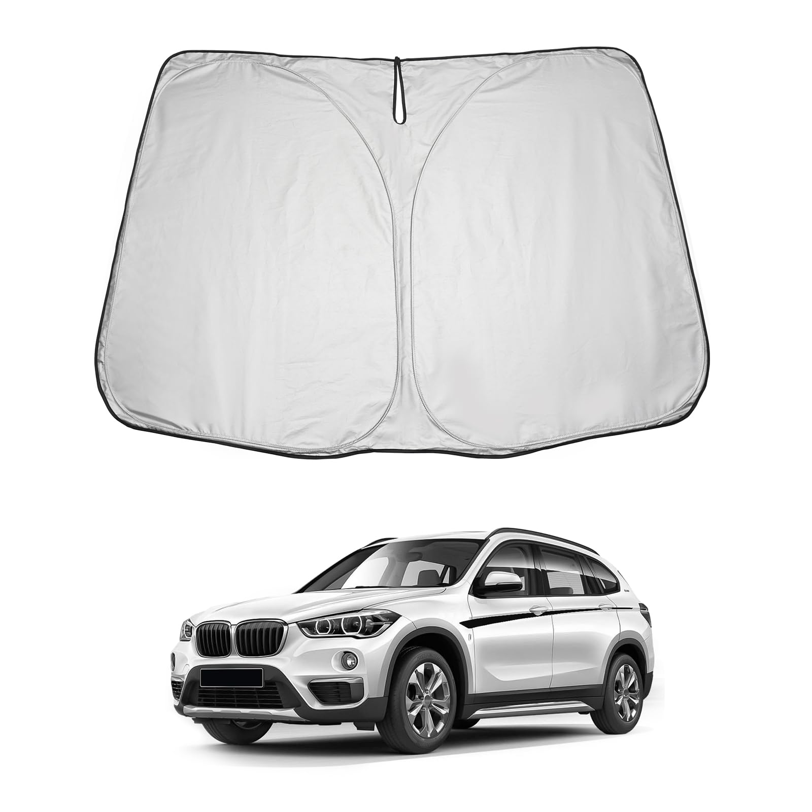 Luwu For 2016-2024 Bmw X1 F48 Windshield Sun Shade Windshield Sunshades 2024 Bmw X1 F48 Accessories Sunshade Cover Block Uv Ray Front Window Sunshade