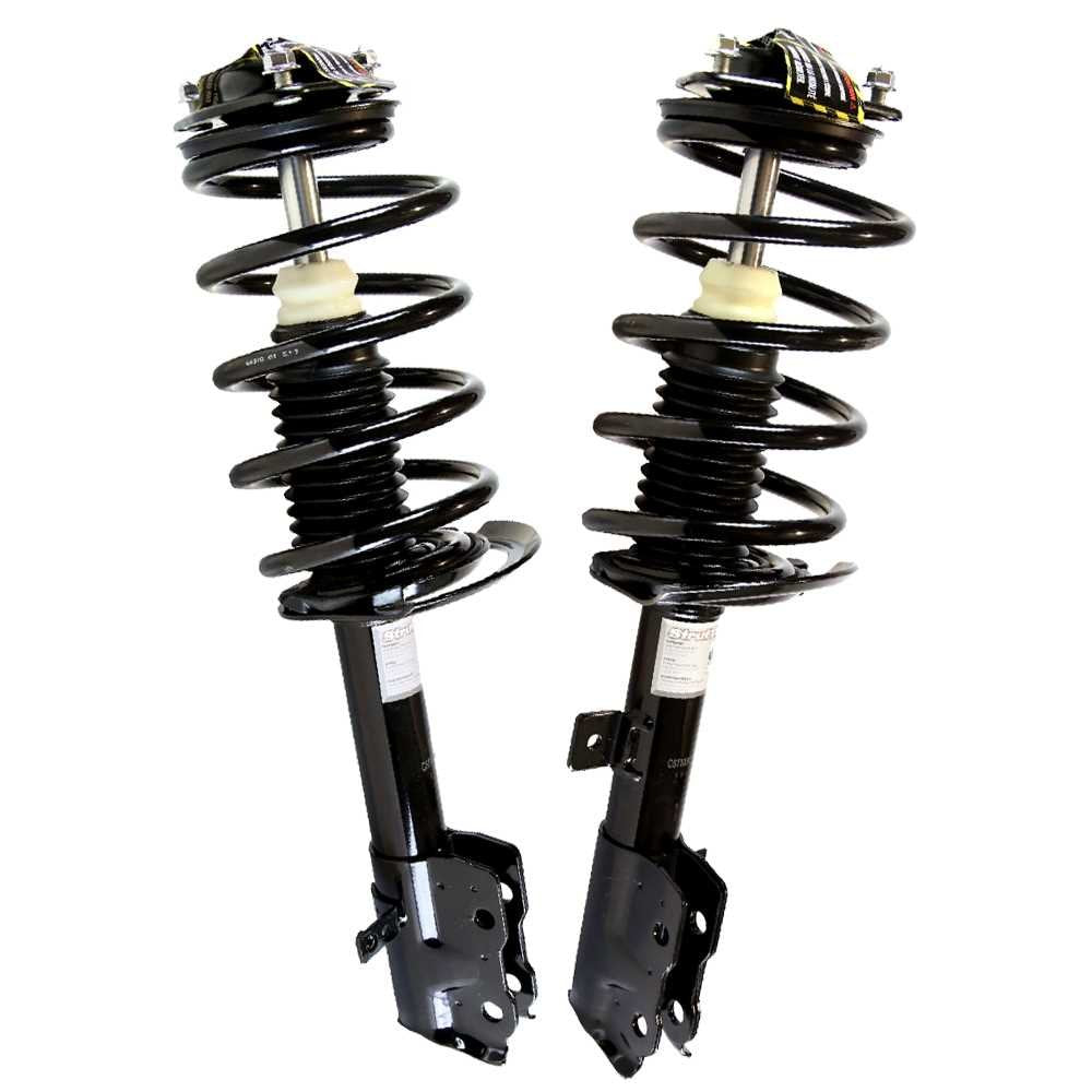 Autoshack Front Complete Struts Coil Springs Assembly Pair Of 2 Driver And Passenger Side Replacement For 2007-2010 Jeep Patriot Compass 2.0L 2.4L 4Wd Fwd Cst100452Pr