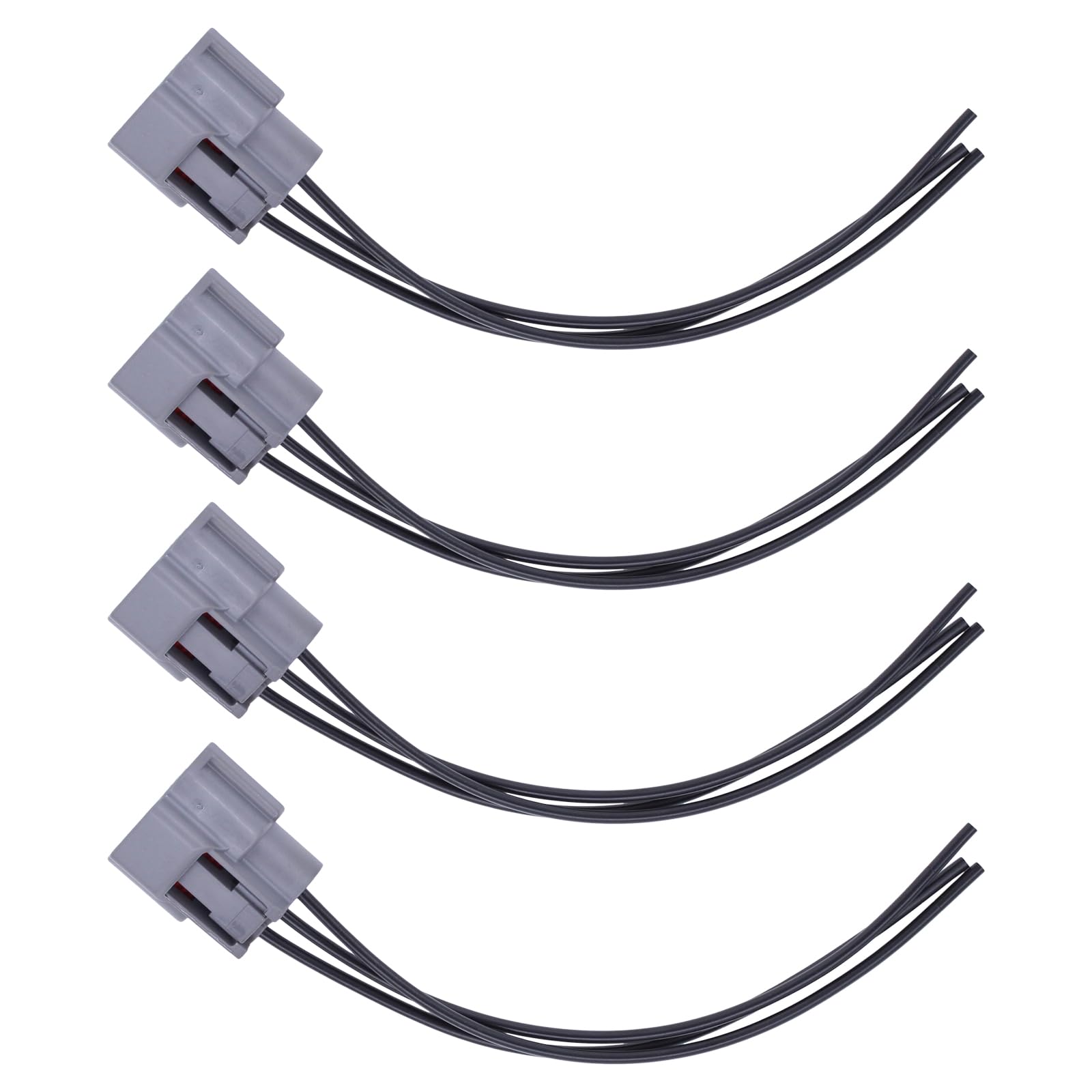 Newyall Pack Of 4 Ignition Coil Connector Repair Harness Plug Wiring Pigtail For 350Z 370Z Altima Armada Cube Frontier Maxima Murano Pathfinder Quest Rogue Sentra Titan Versa Xterra 1990-2017
