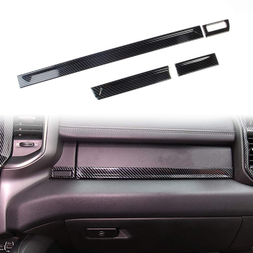Korlot Dashboard Instrument Panel Strip Decor Cover Trim For Dodge Ram 1500 2500 3500 2019+