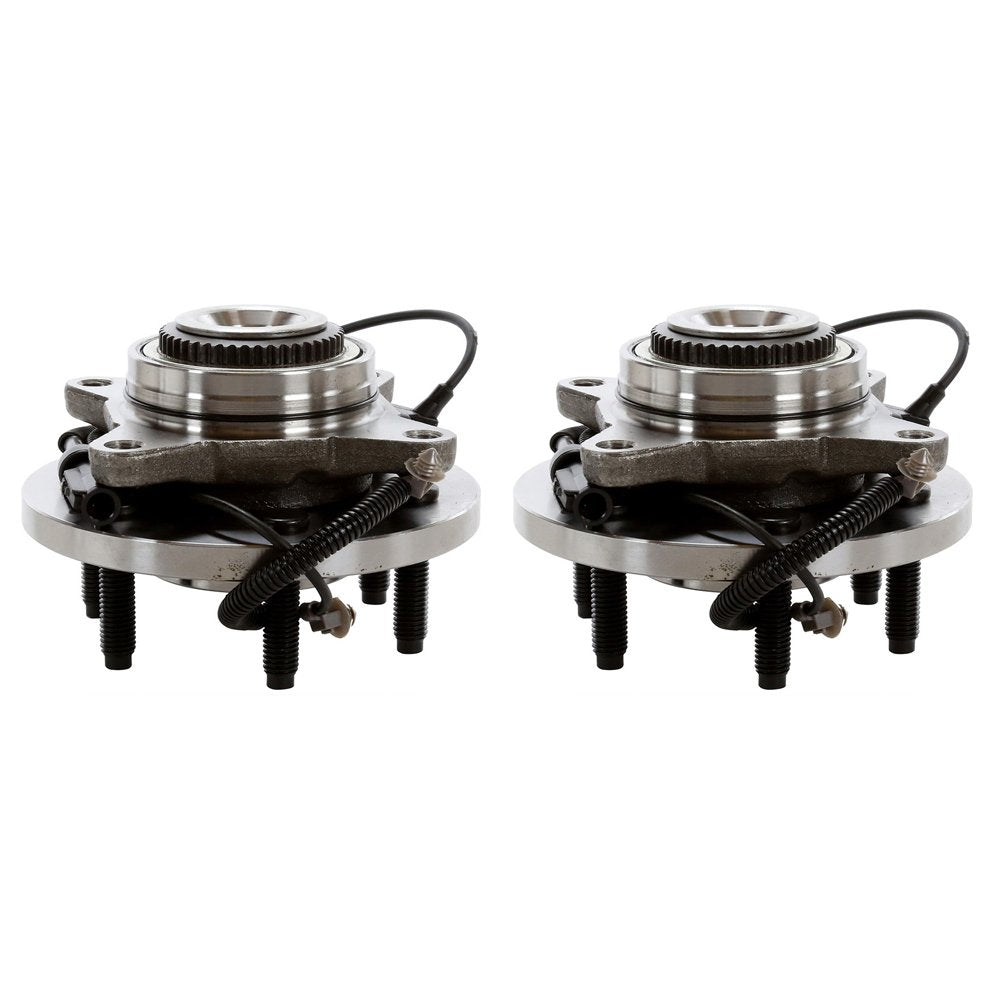Autoshack Front Wheel Hub Bearing Pair Of 2 Driver And Passenger Side Replacement For 2009-2010 Ford F-150 4.6L 5.4L V8 4Wd 6-Lug Hb615121Pr