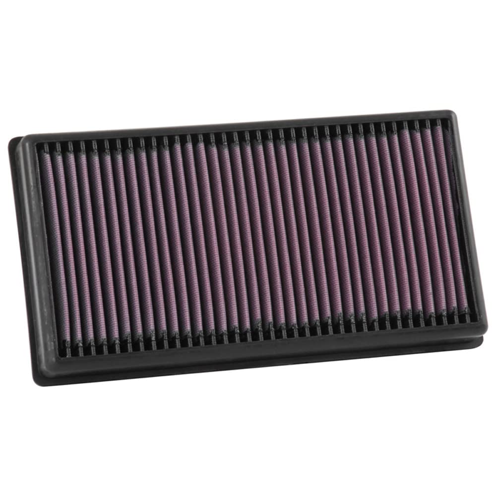 K&N Engine Air Filter: Reusable, Clean Every 75,000 Miles, Washable, Premium, Replacement Car Air Filter: Compatible With 2017-2