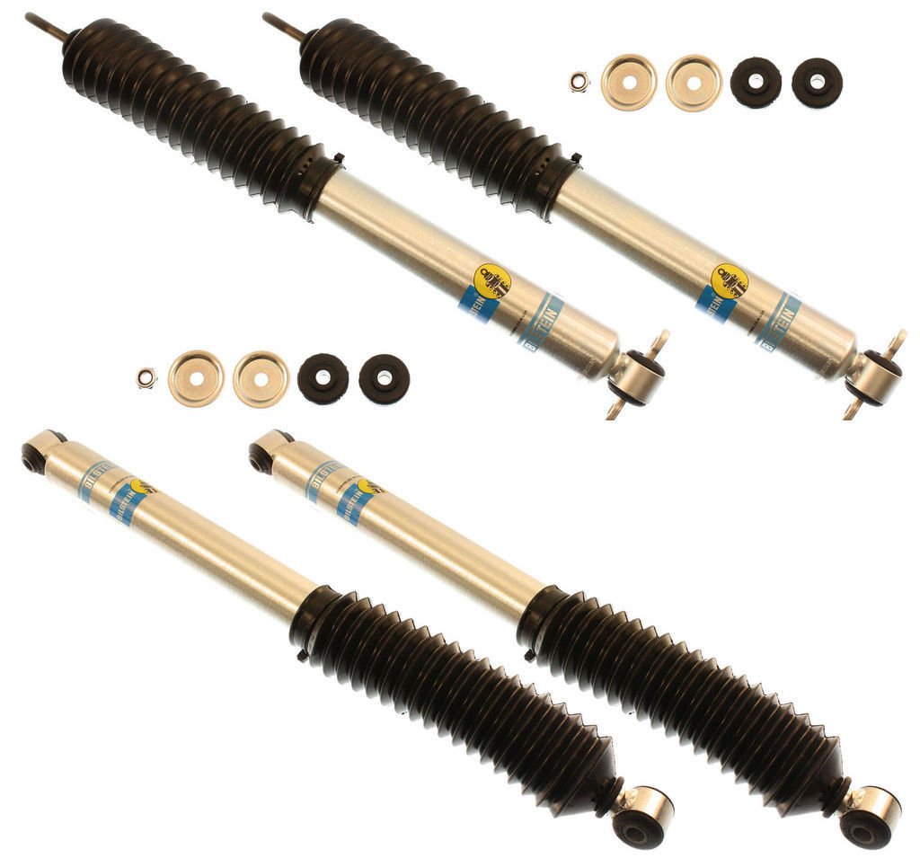 New Bilstein Front & Rear Shocks For 99-04 Jeep Grand Cherokee Wj With A 1.5-2' Lift, 5100 Series Shock Absorbers, Laredo Limited Overland Special Edition Sport 1999 2000 2001 2002 2003 2004