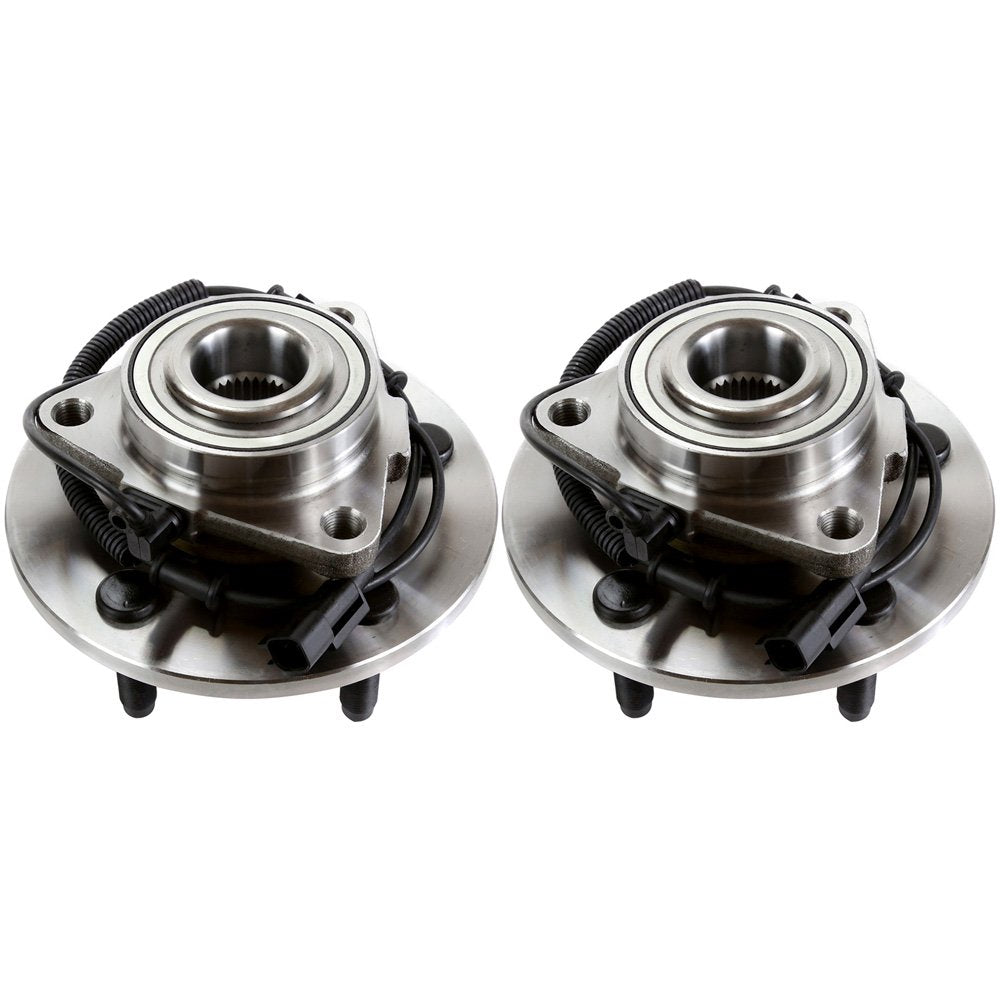 Autoshack Front Wheel Hub Bearing Pair Of 2 Driver And Passenger Side Replacement For 2009 2010 Dodge Ram 1500 2011 Ram 1500 3.7L 4.7L 5.7L V6 V8 4Wd Rwd 5-Lug Hb615128Pr