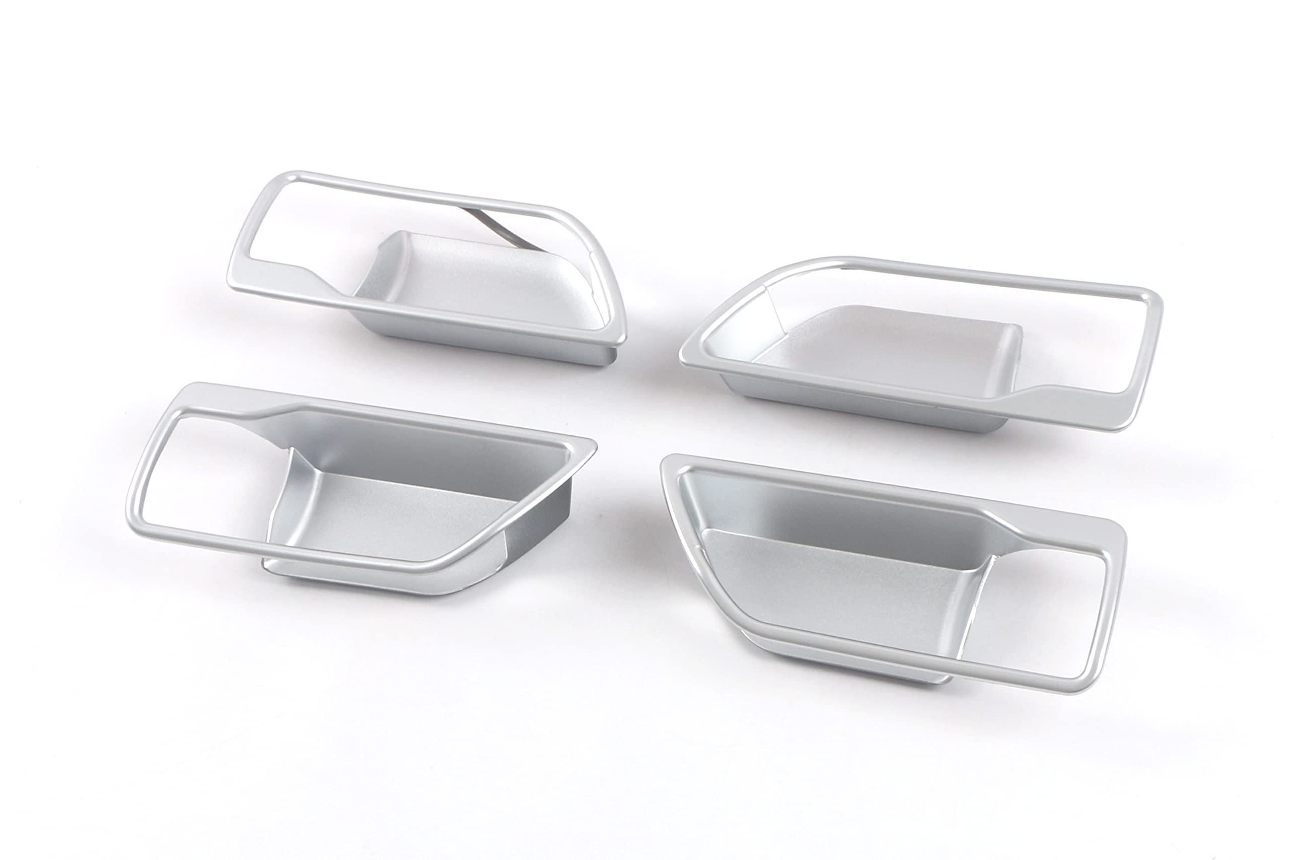 Eridanus Auto Accessories Fit For Highlander 2023 2022 2021 2020 Inner Door Handle Bowl Cover Trim (Matte Silver) Abs 4 Pcs