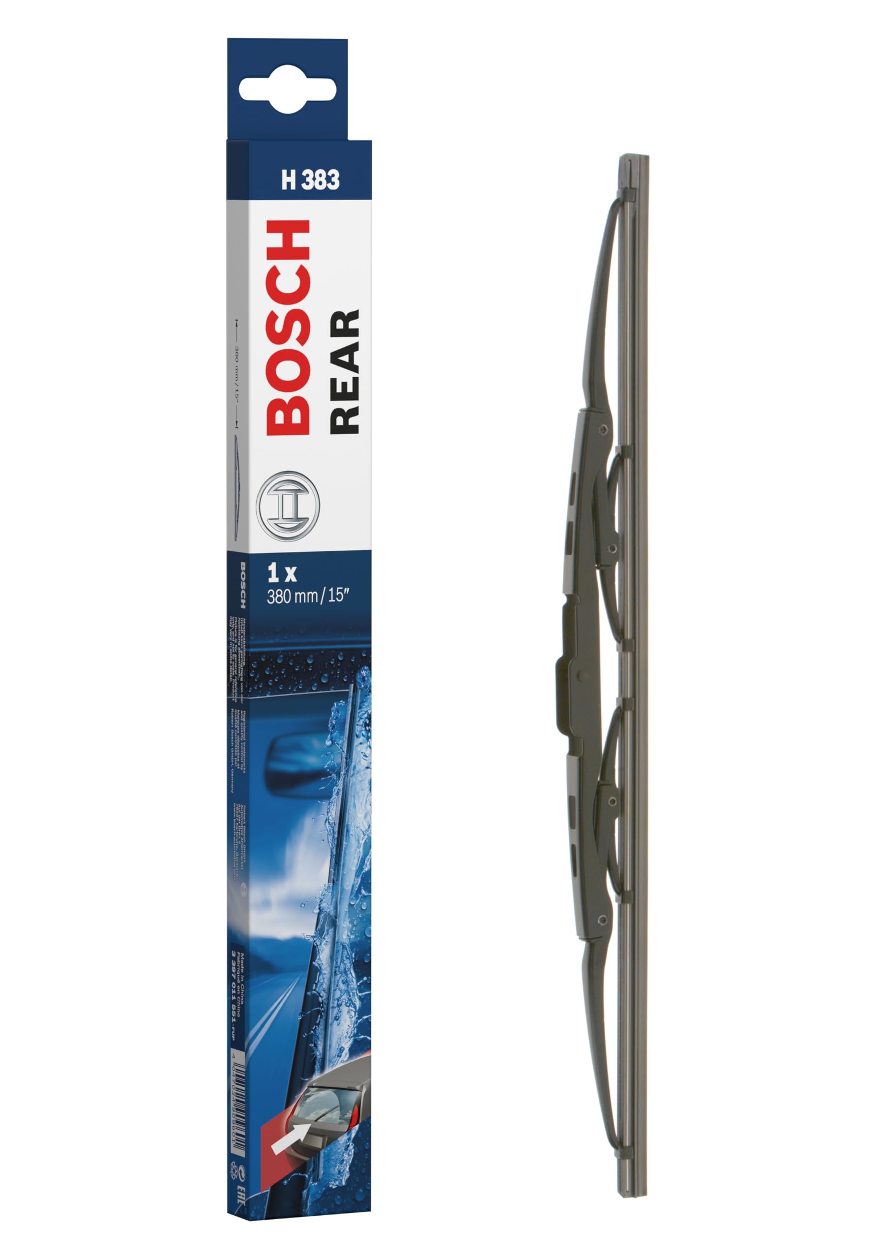 Bosch Rear Wiper Blade H383-15' (Single)