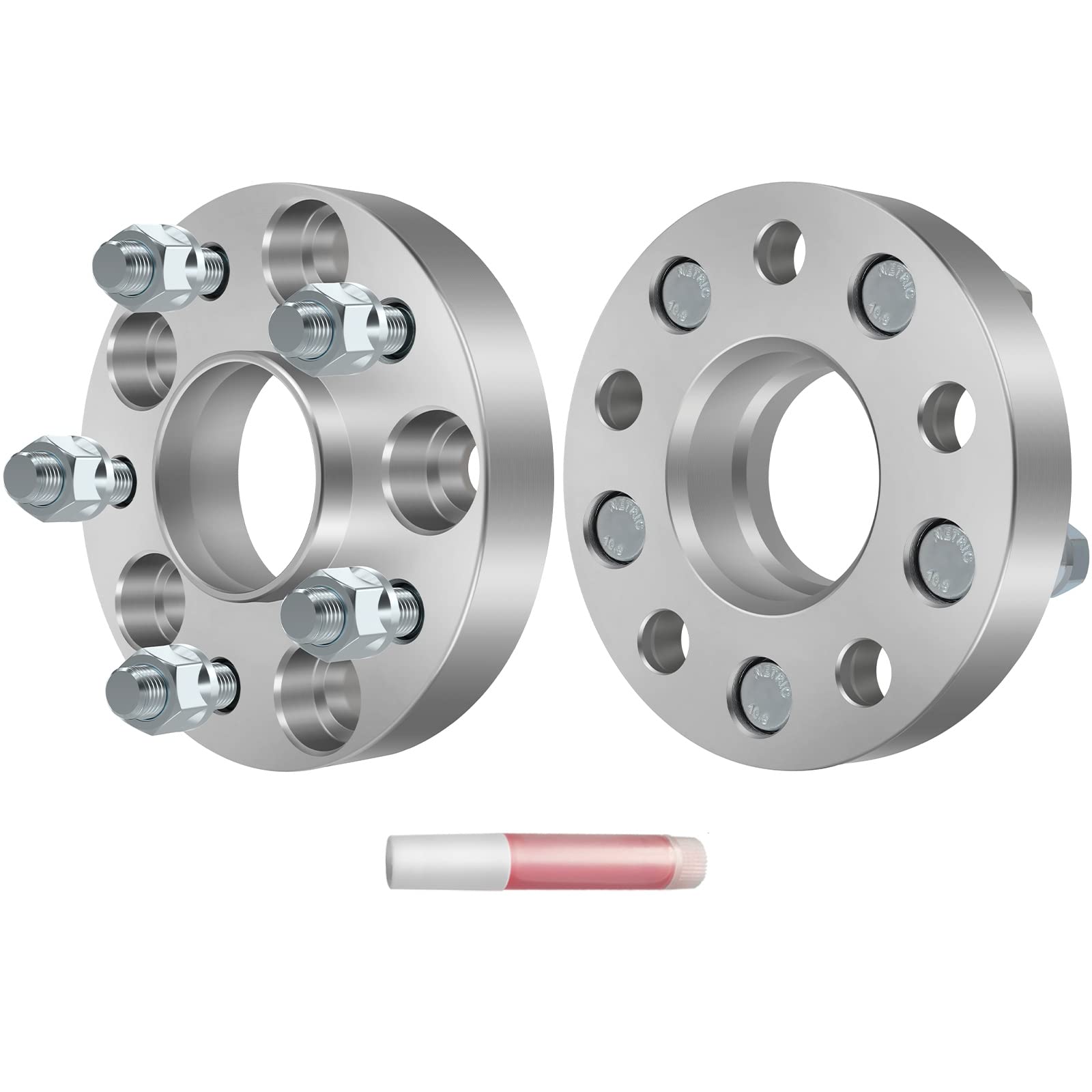 Eccpp 2X 1 Inch 5X4.5 Hubcentric Wheel Spacers 5 Lug 5X114.3 To 5X114.3Mm 64.1Mm Hub Fits For 2006-2015 For Honda Civic 1997-201
