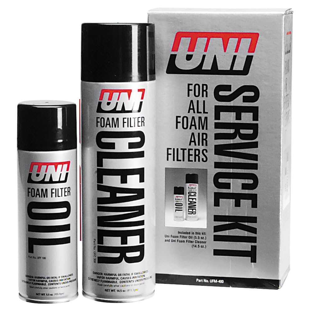 Uni Foam Filter Oil & Filter Cleaner Kit Atv Dirt Bike Chemical Cleaner Ufm-400