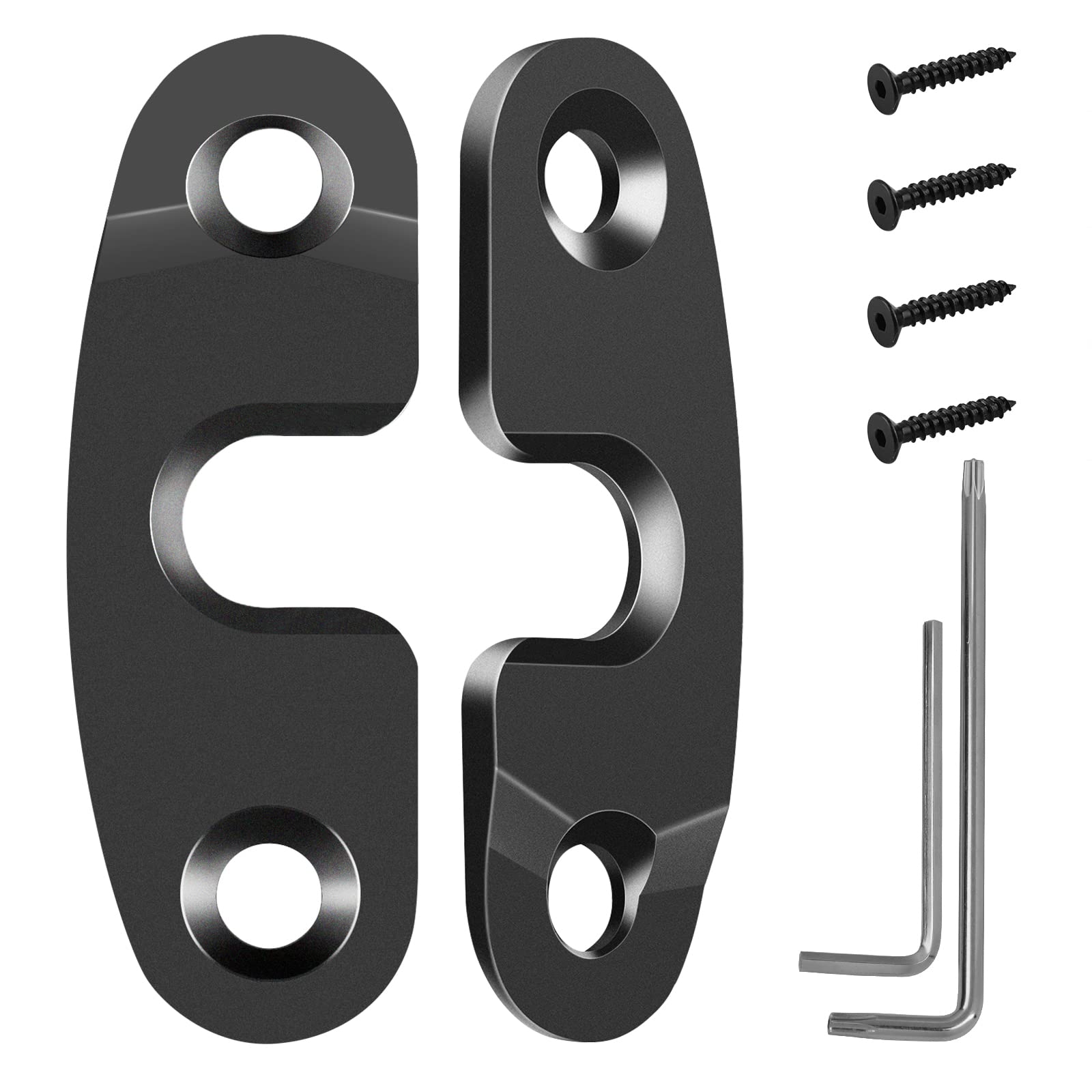 Upgrade Aluminum Alloy Sun Visor Repair Kit Heavy Duty Visor Mounting Clips Compatible With Jeep Wrangler Jk 2018/ Wrangler 2018-2023/ Gladiator 2020-2023 (2 Pack)